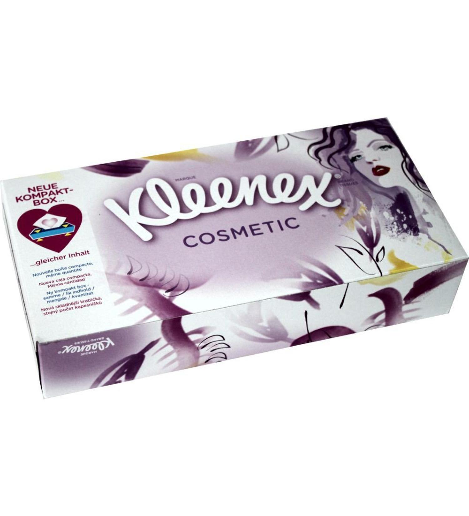 Kleenex Cosmetic Towels - Soft Absorbent 80 Pieces for All Skin Types | International Shipping Available - Buy Online on GoSupps.com