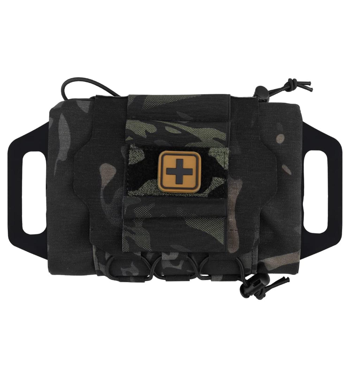 Tactical Military Pocket MOLLE Fast First Aid Belt Bag | Survival Med Roll Carrier with Hypalon Handle - BCP - Buy Online on GoSupps.com