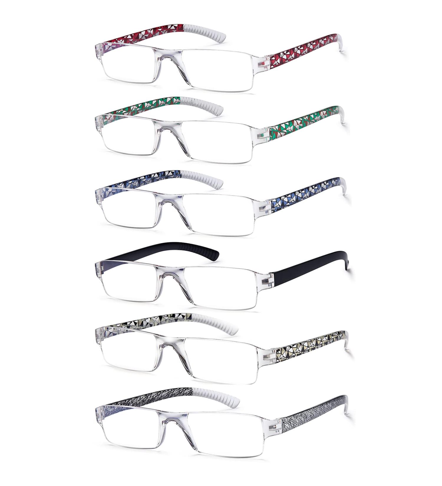 Rimless Reading Glasses for Women - Blue Light Blocking HD Anti-UV Available in 6 Colors - 1.50x Magnification - Buy Online on GoSupps.com