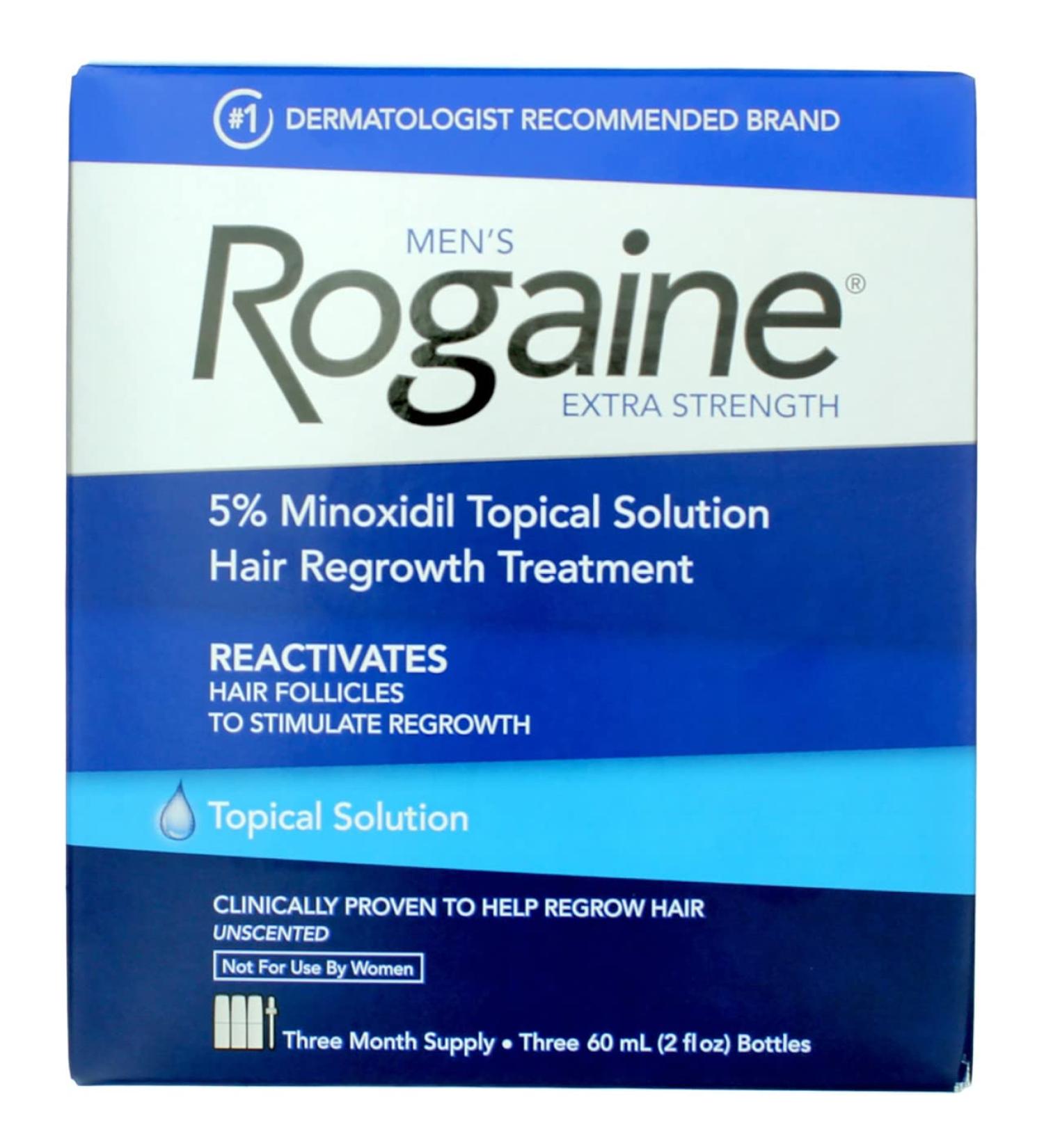 Rogaine Men Extra Strength Unscented 6oz - Hair Regrowth Treatment - Buy Online on GoSupps.com