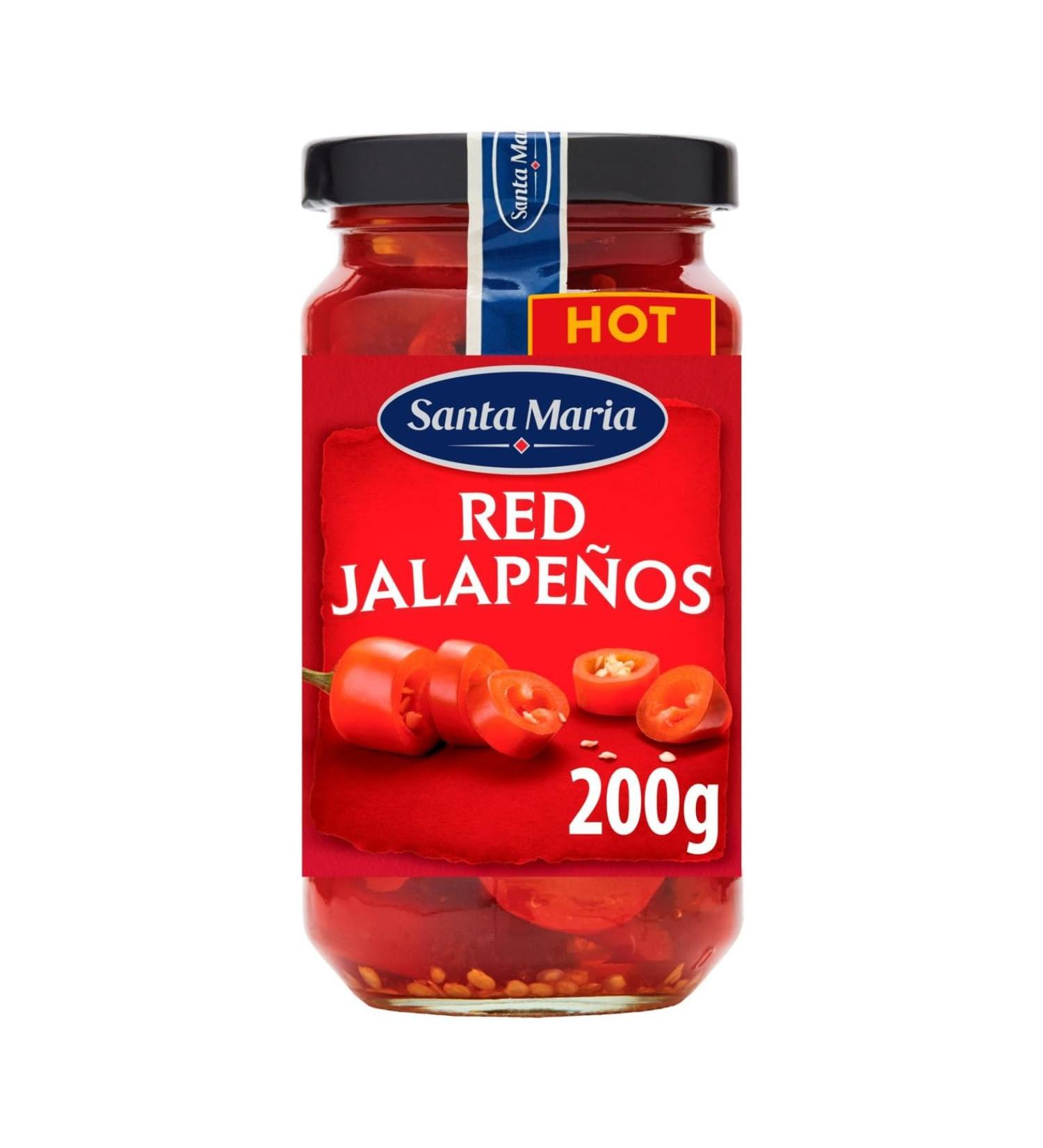 Santa Maria Les Jalapenos Rouges (200G)