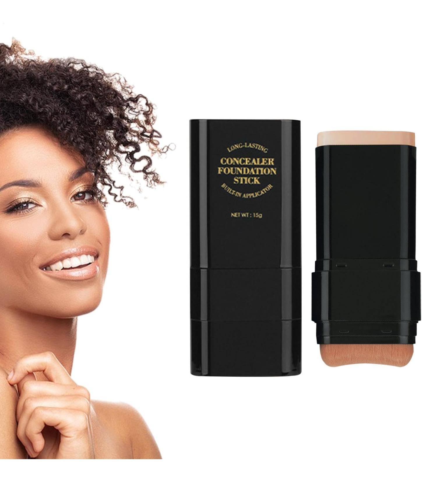  brooksnaji Foundation Makeup Stick Foundation Makeup | 15G Moisturizing Foundation for Women - Double-Headed Face Mask for Girls Long-Lasting Concealer - Buy Online on GoSupps.com