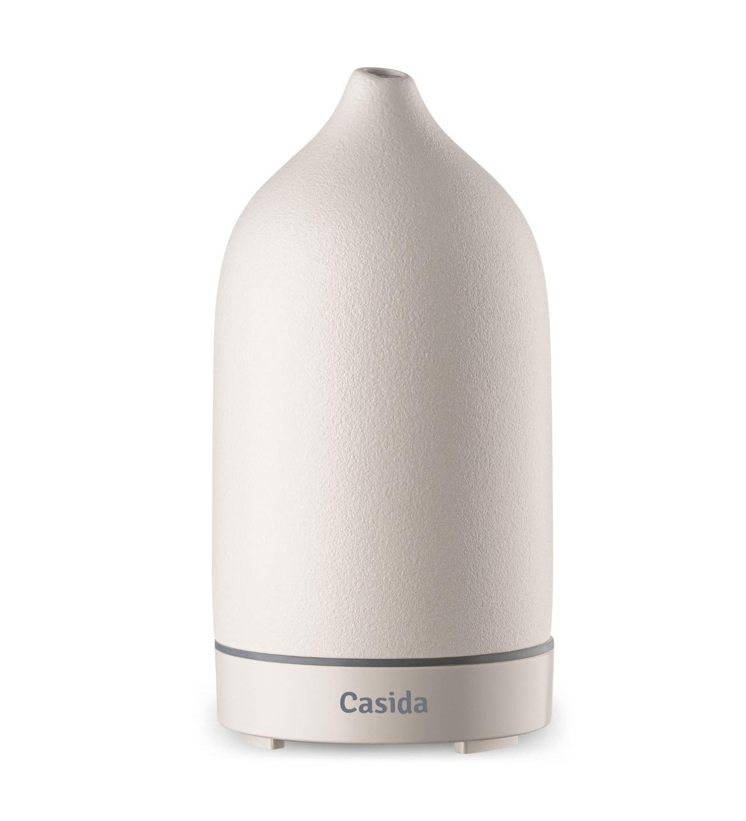 Modern Ceramic Aroma Diffuser - 3-in-1 Essential Oil Diffuser Humidifier & Night Light (100ml White) | Shop Now! - Buy Online on GoSupps.com