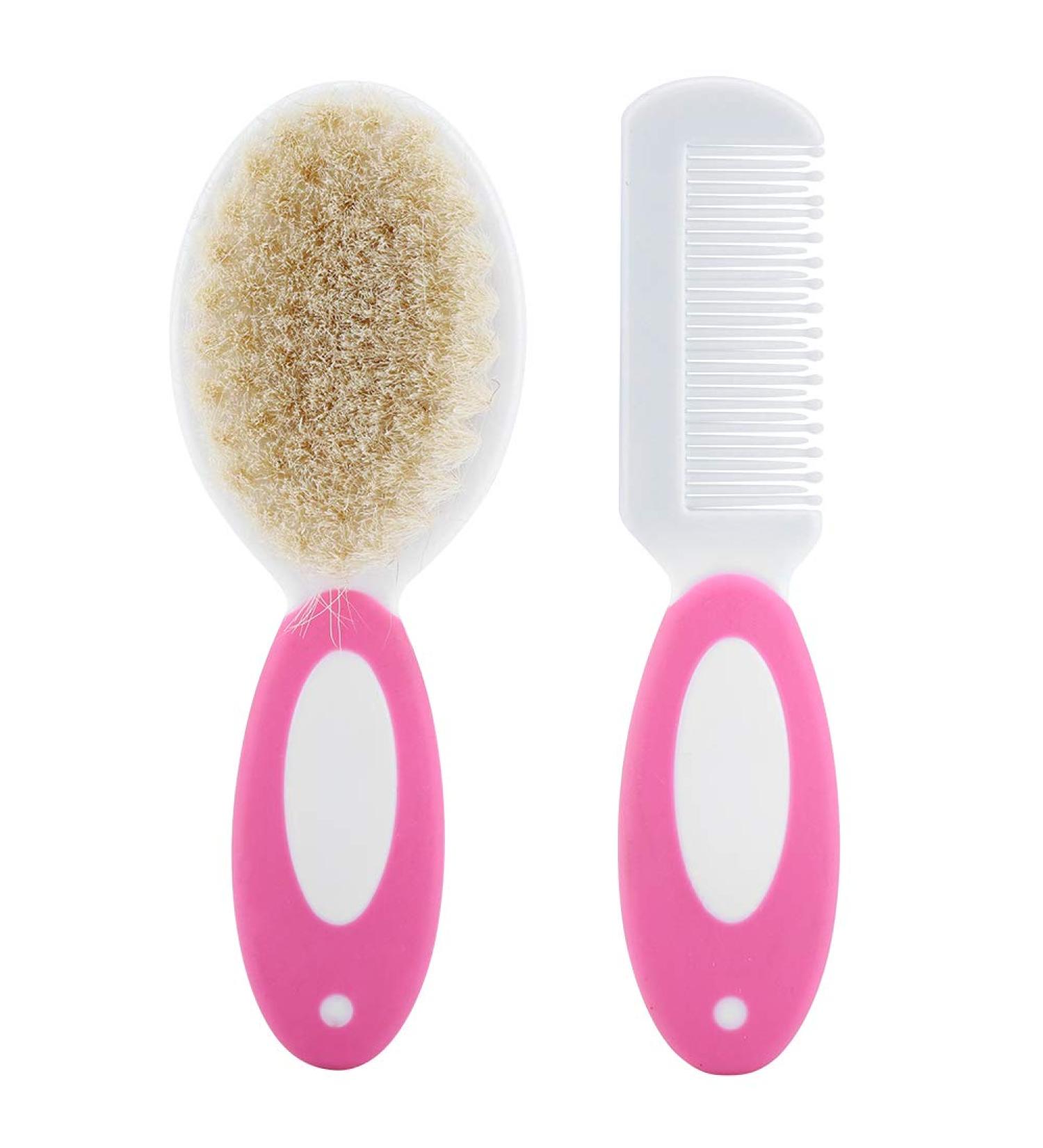 Lightweight Baby Brush Comb Set for Newborns and Toddlers - Red - Buy Online on GoSupps.com
