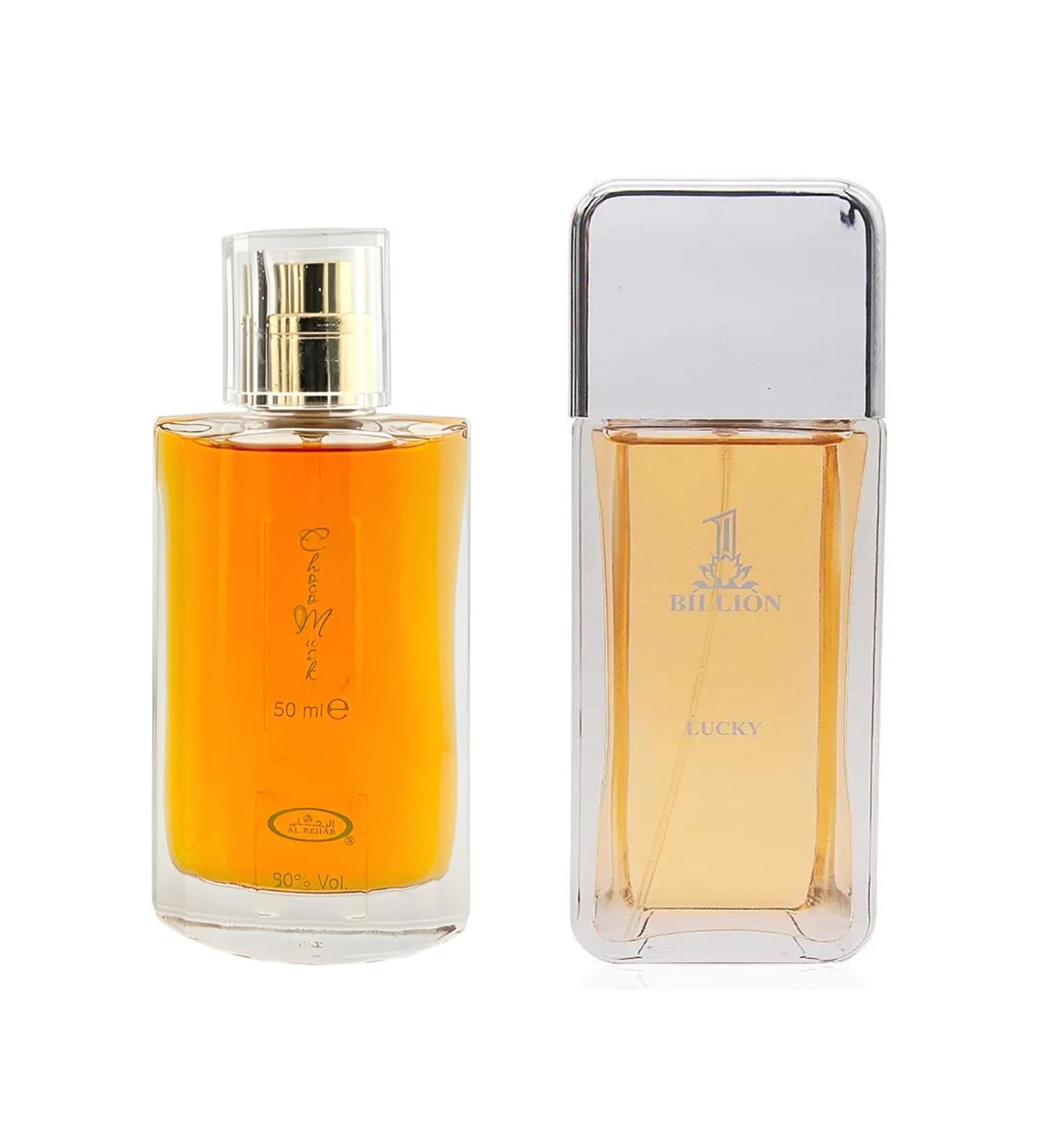 Choco Musk&Billion Lucky Men s Cologne-Rich Chocolate & Musk Eau De Toilette Long-Lasting Scent Perfume for Men Elegant Bottle 3.4 Fl Oz Fragrance for Refined Occasions Choco Musk&Billion Lucky 2.53 Fl Oz (Pack of 2) - Buy Online on GoSupps.com