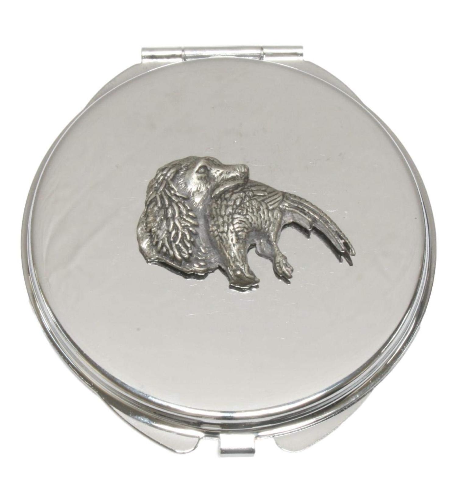 Spaniel & Pheasant Compact Mirror Handbag Gift With Free Engraving 338 - Buy Online on GoSupps.com