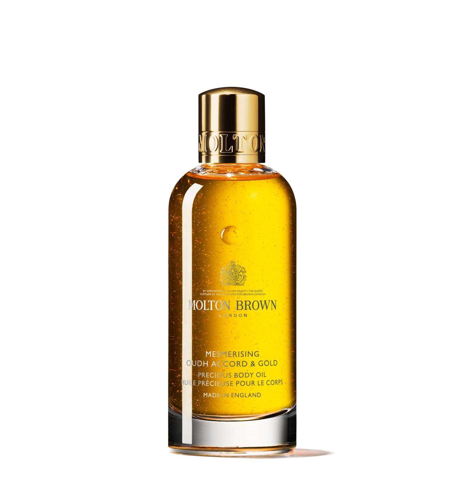 Molton Brown Mesmerising Oudh Accord & Gold Precious Body Oil 100 ml - Buy Online on GoSupps.com