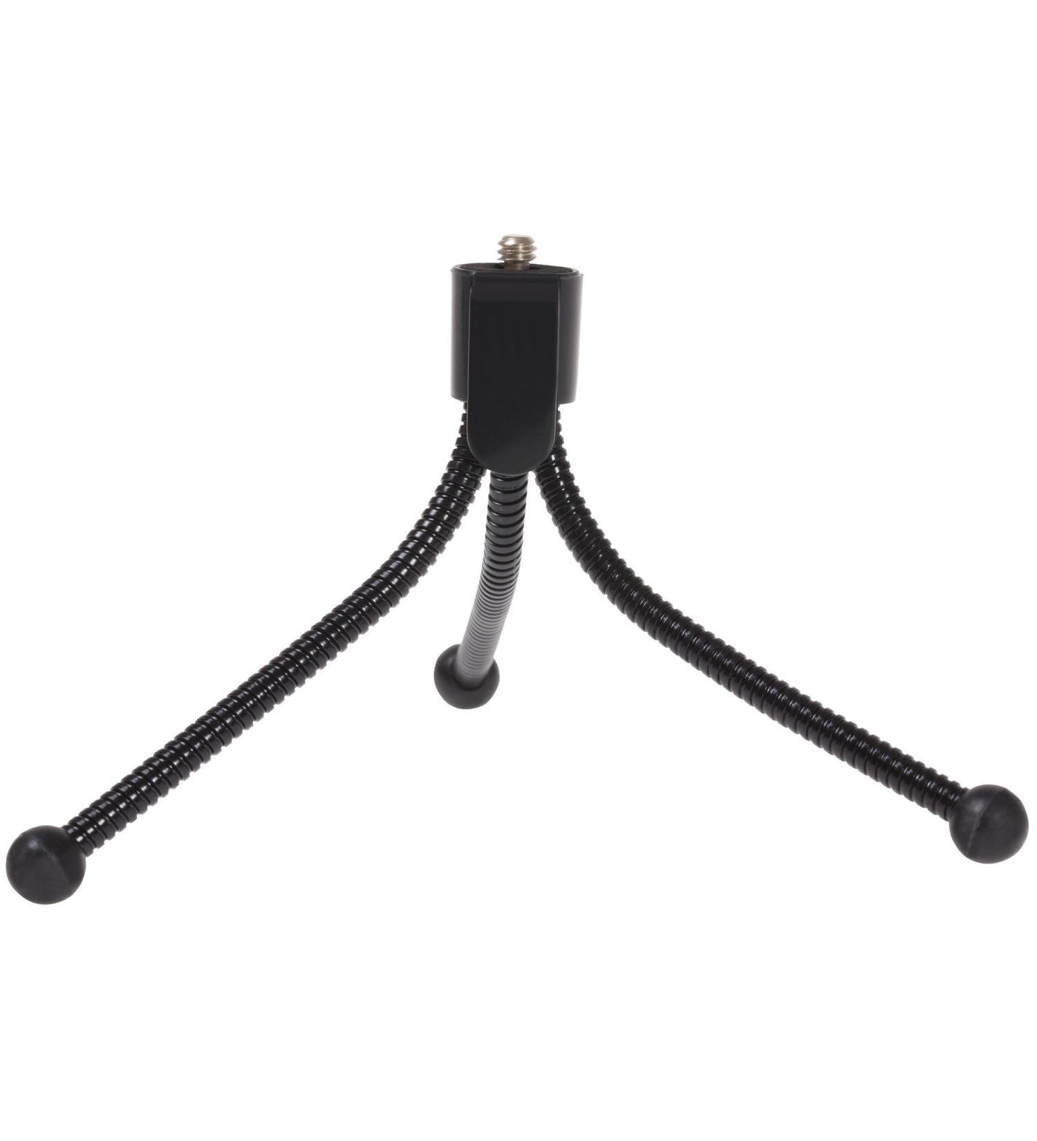 PRAKTICA VS-41P Black Pocket Desktop Tripod with Flexible Gripping Wire Legs - Buy Online on GoSupps.com