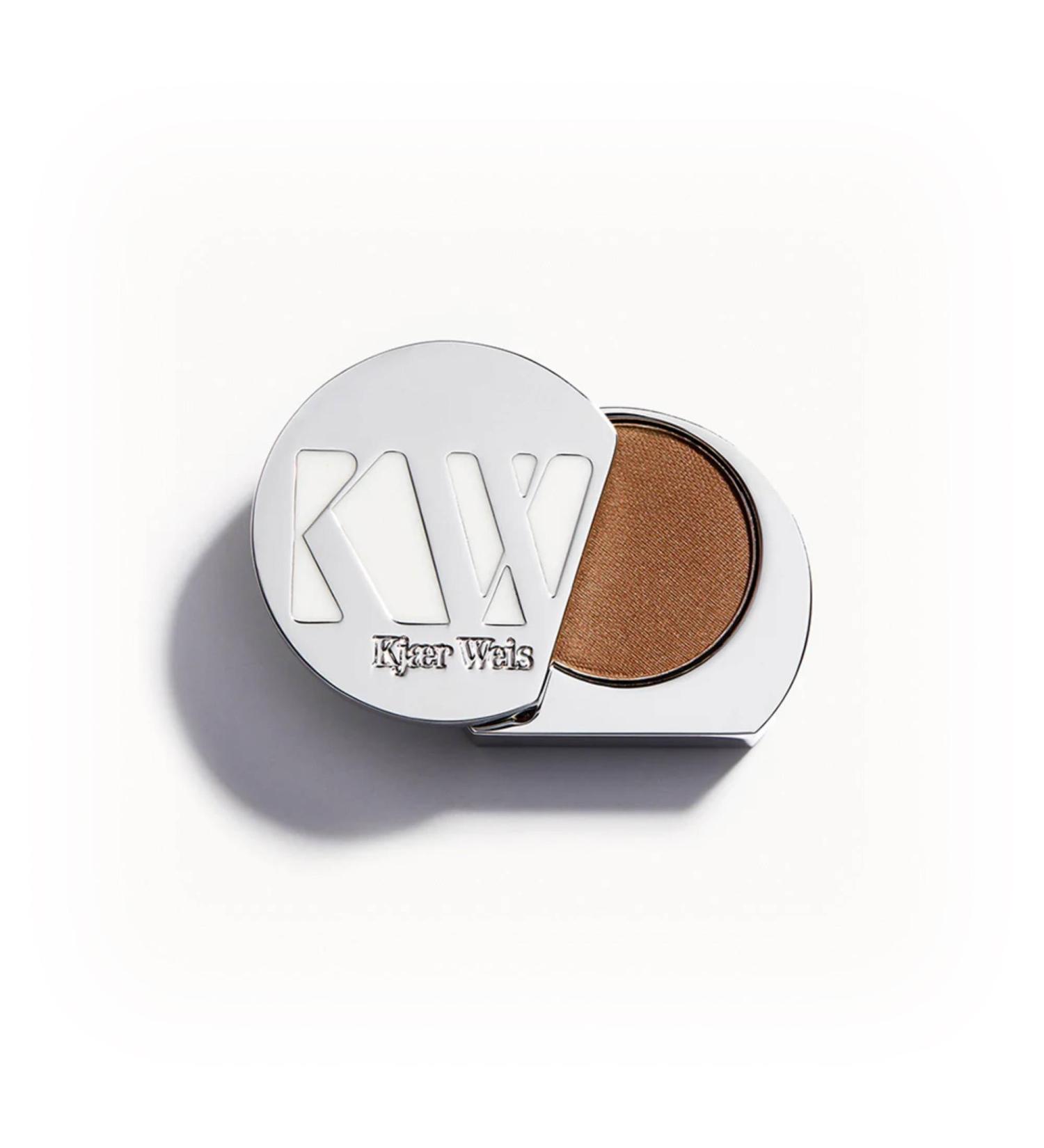 Kjaer Weis Powder Eye Shadow | Highly Pigmented Blue Eyeshadow | Organic & Cruelty-Free | Long-Lasting Blendable Clean Makeup - Buy Online on GoSupps.com