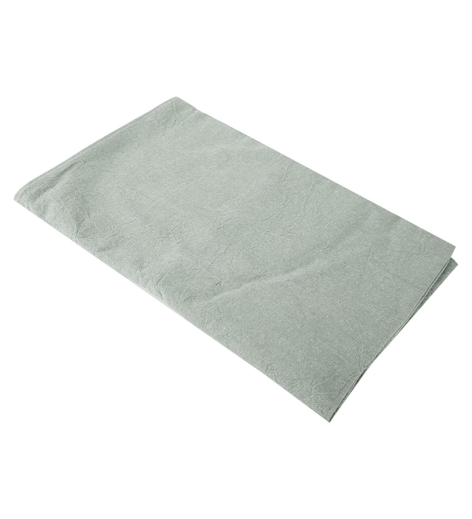 Verdant Touch Soft Cotton Bed Sheet Cover for Beauty Salons & Spas - Facial Hole 183.9 x 78.9 cm Green - Buy Online on GoSupps.com