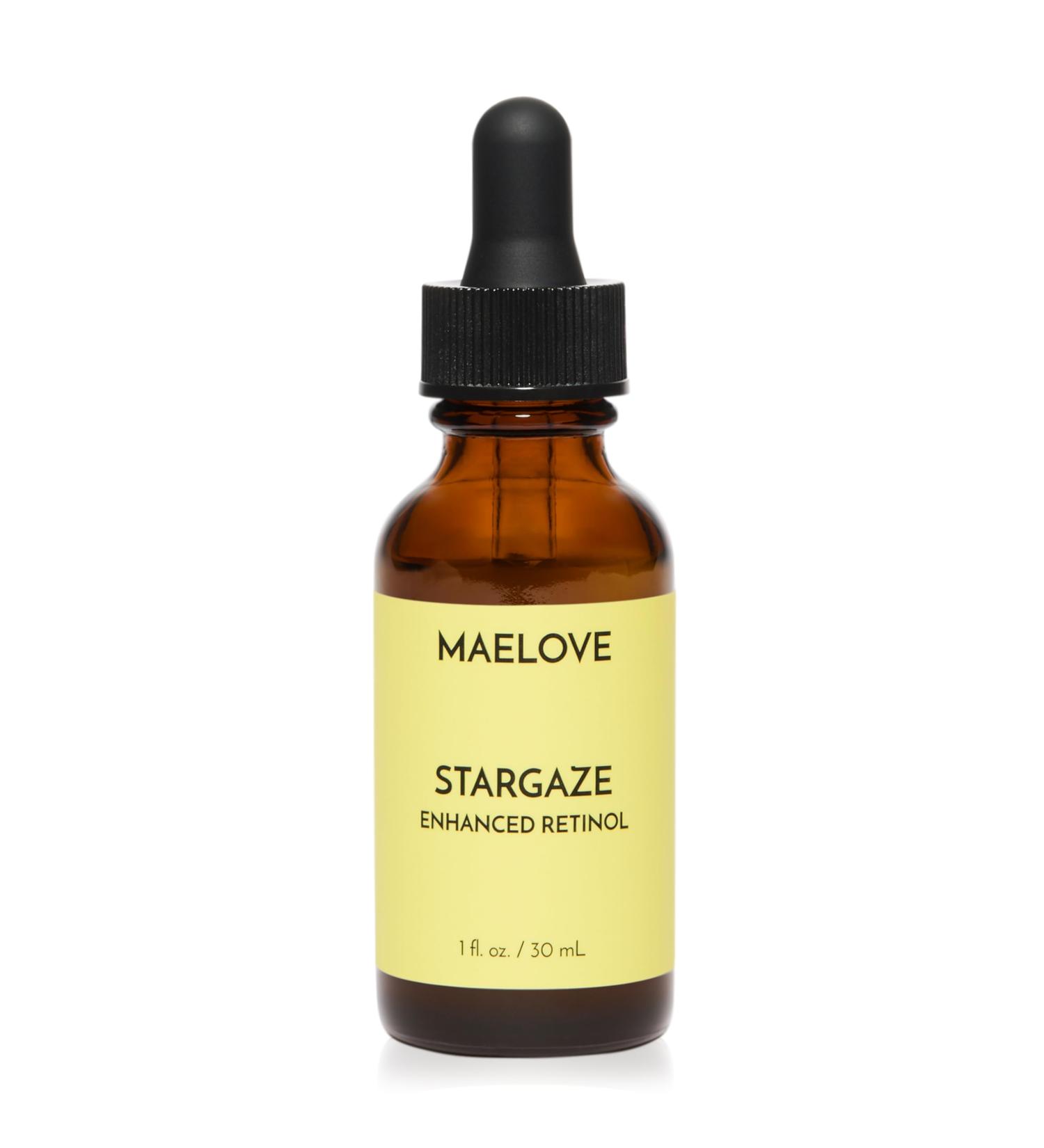 Buy MAELOVE Stargaze Enhanced Retinol Serum - 0.25% Time-Released Retinol for Radiant Skin Hydrating Hyaluronic Acid Niacinamide & Soothing Botanicals - Ideal for Sensitive Skin - USA Made - International Shipping Available - Buy Online on GoSupps.com