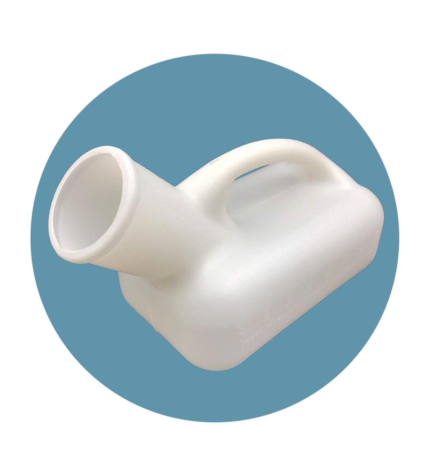 Male Urinal Bottle Urinals for Men Spill Proof Car Mobile Toilet Portable Urinal for Travel Camping White - Buy Online on GoSupps.com