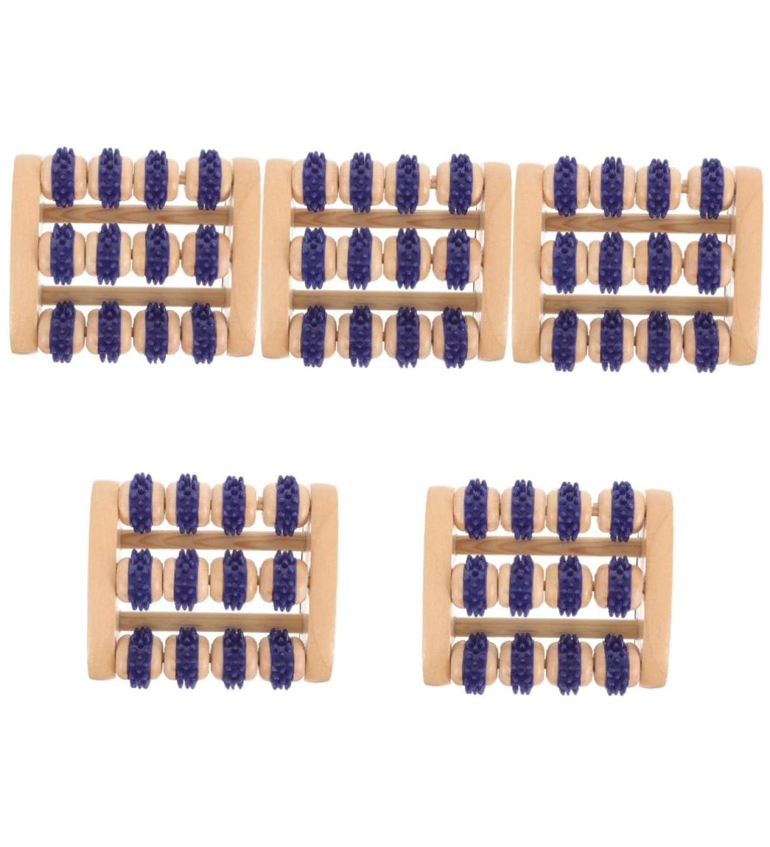 Healeved 5-Set Muscle Roller Massage Balls for Plantar Fasciitis - Body Massage Device for Acupuncture Points - 14cm x 12cm Multi-Color Massage Tools - Buy Online on GoSupps.com