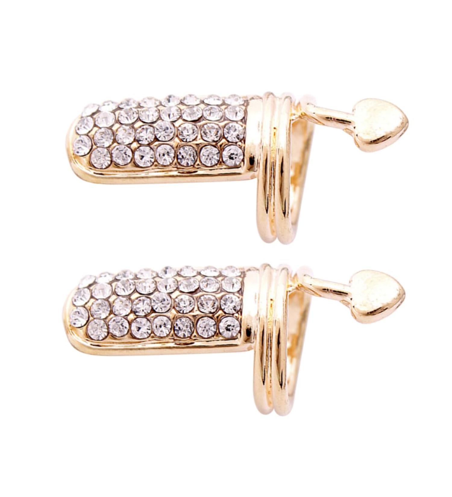 minkissy Ring heart fingernail rings nail tips nail art ring heart nail charm halloween nail art punk Nail Ring gemstone rings for women Rings diamond crystal Halloween - Buy Online on GoSupps.com