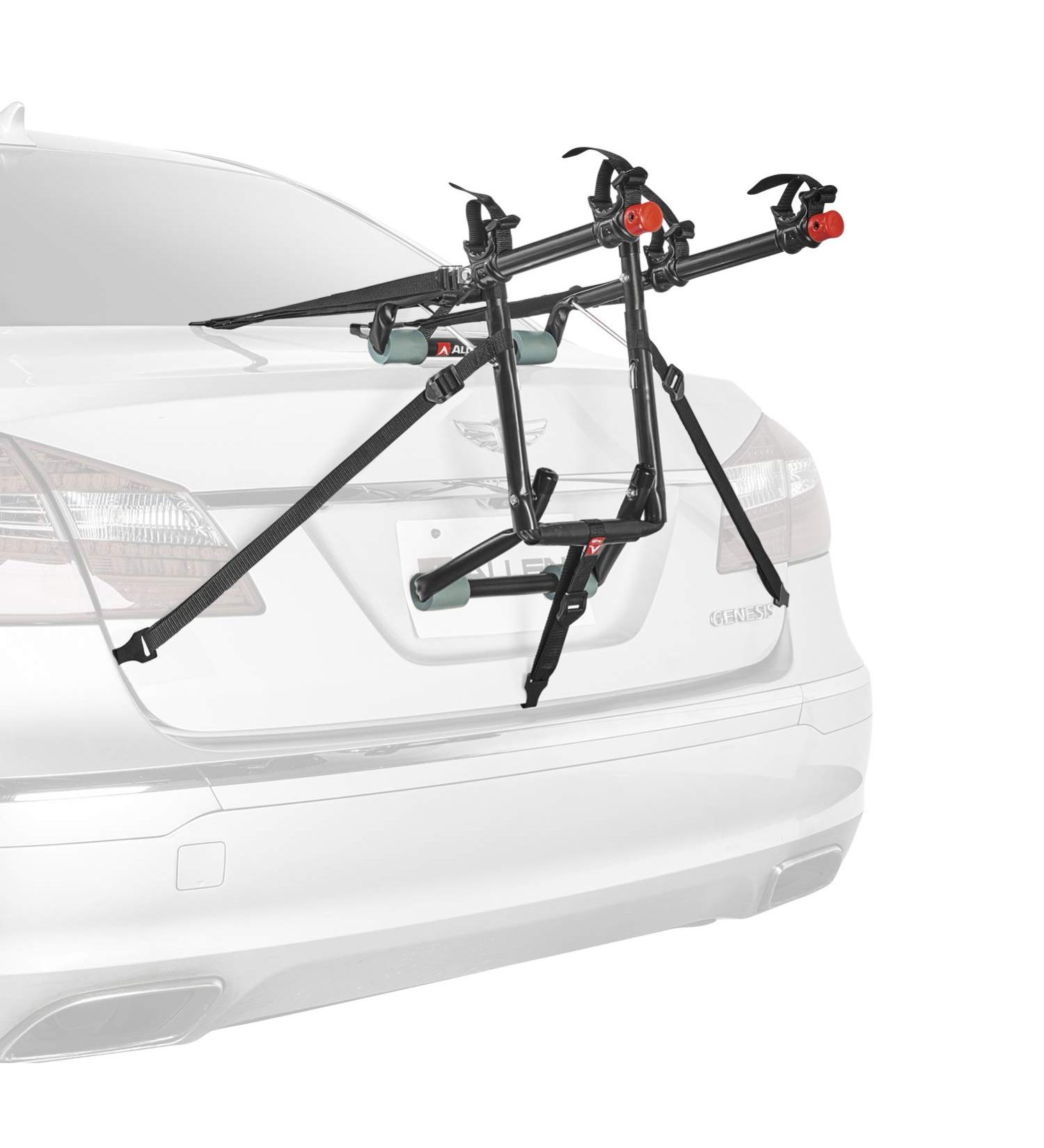 Deluxe Trunk Mounted Bike Rack - 2-Bike Capacity - Black - Buy Online on GoSupps.com
