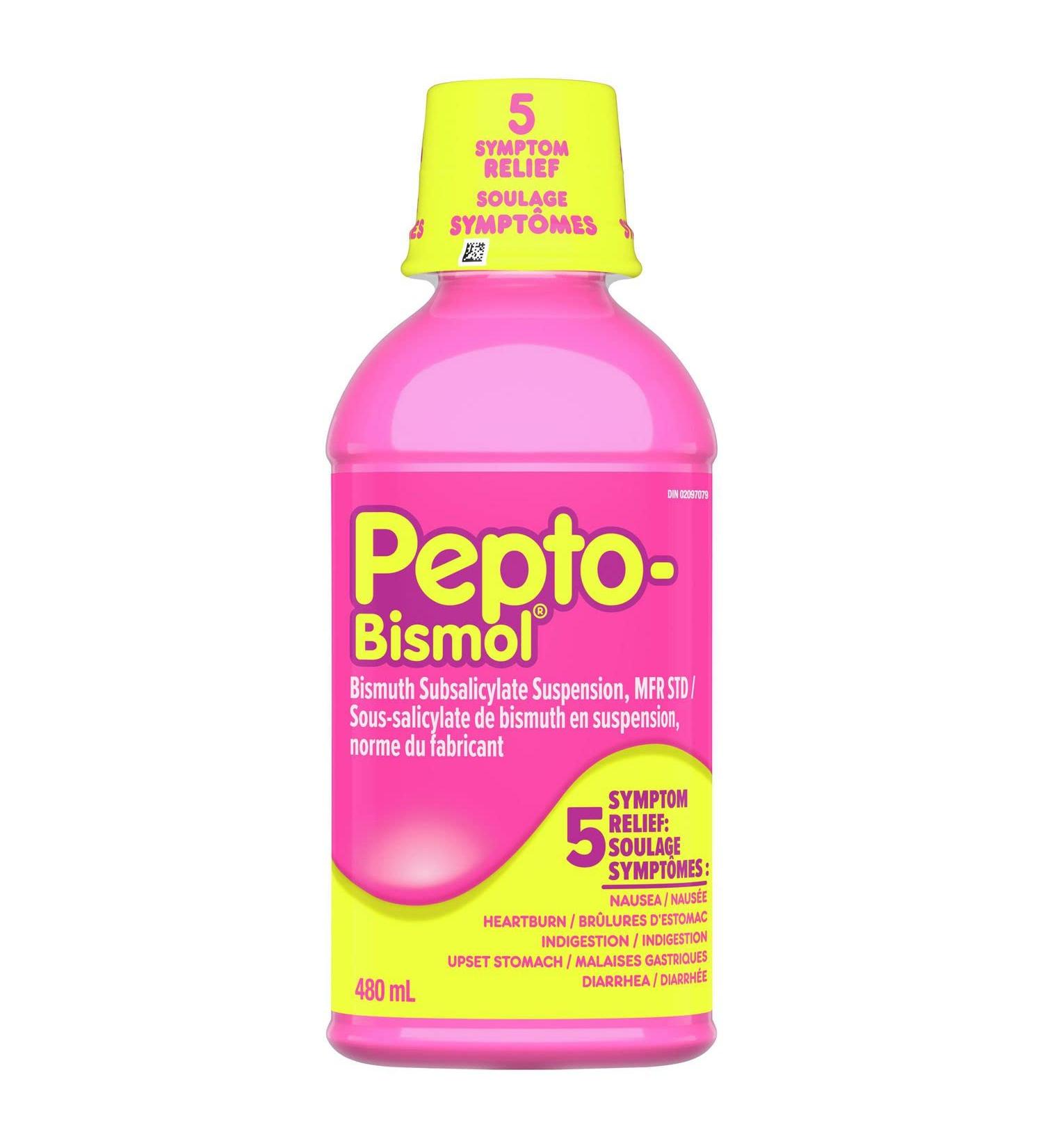 Pepto Bismol Liquid Cherry 8 oz: Fast Relief for Upset Stomach - Buy Online on GoSupps.com
