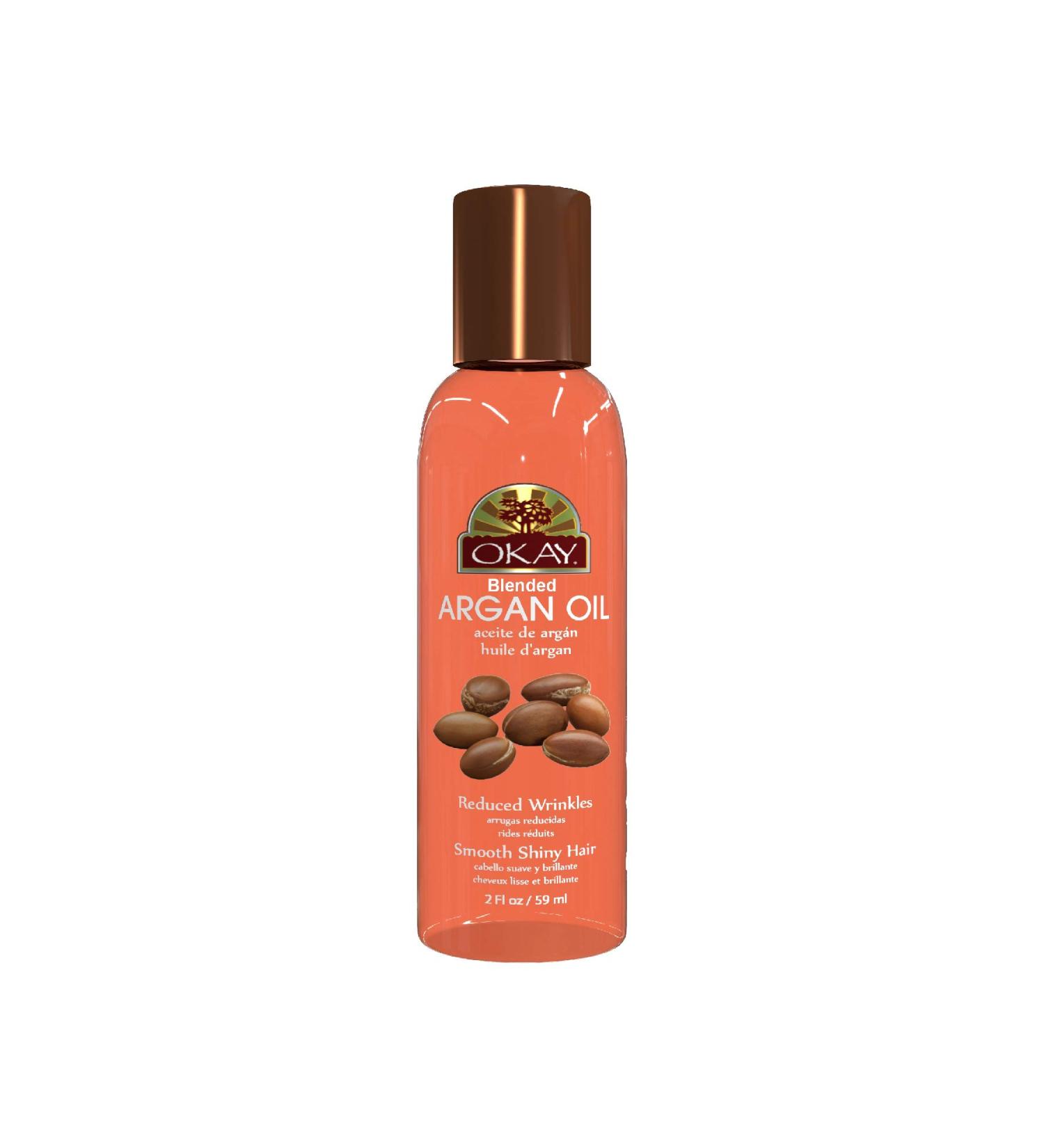 OKAY Argan Oil for Hair and Skin - 2oz (59ml) | Premium Moisturizer & Hair Treatment - International Shipping Available - Buy Online on GoSupps.com