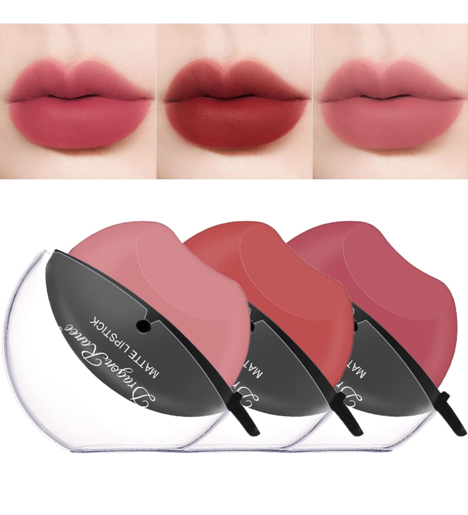 Erinde 3 Colors Matte Lipstick Set - Long Lasting, High Pigmented, Waterproof Lip Gloss Trio - Buy Online on GoSupps.com