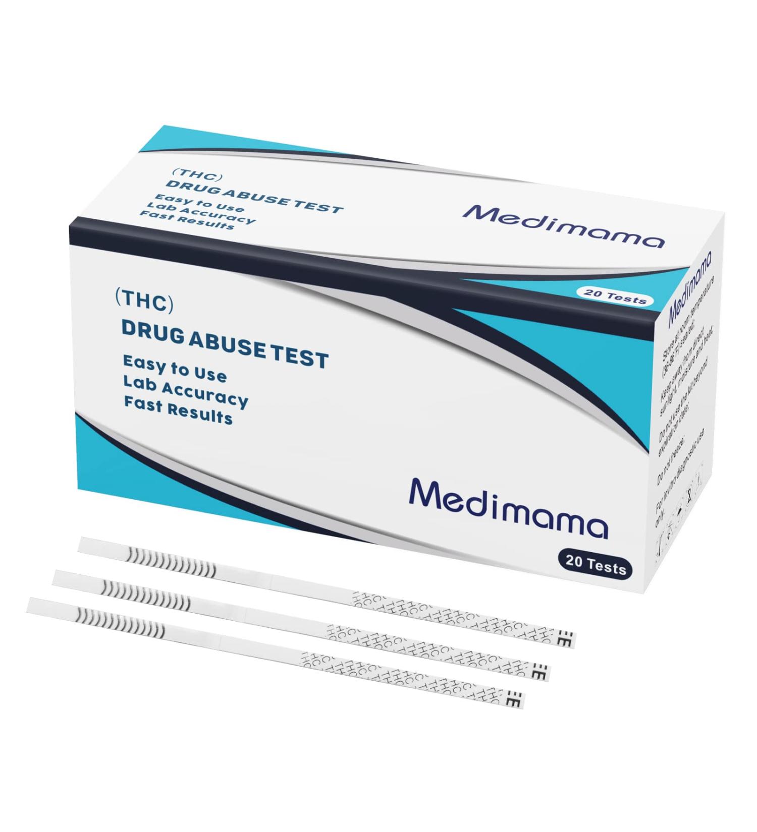 THC Test Kit - Highly Sensitive Marijuana Home Urine Test Strips - Medically Approved for Accurate Detection - Buy Online on GoSupps.com