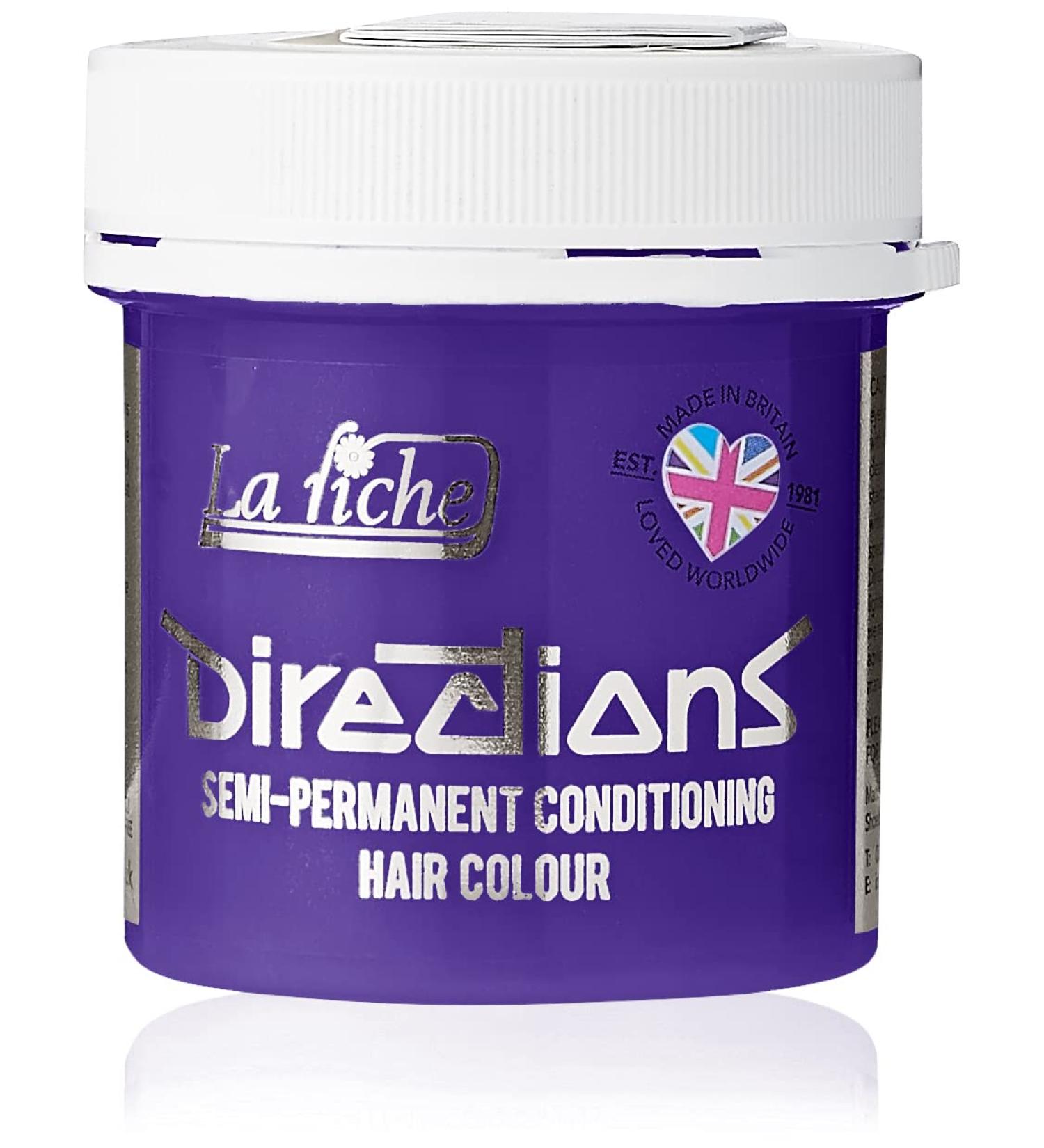 DIRECTIONS Lilac Semi-Permanent Hair Colour - 88ml Tub - 1 Pack - Buy Online on GoSupps.com