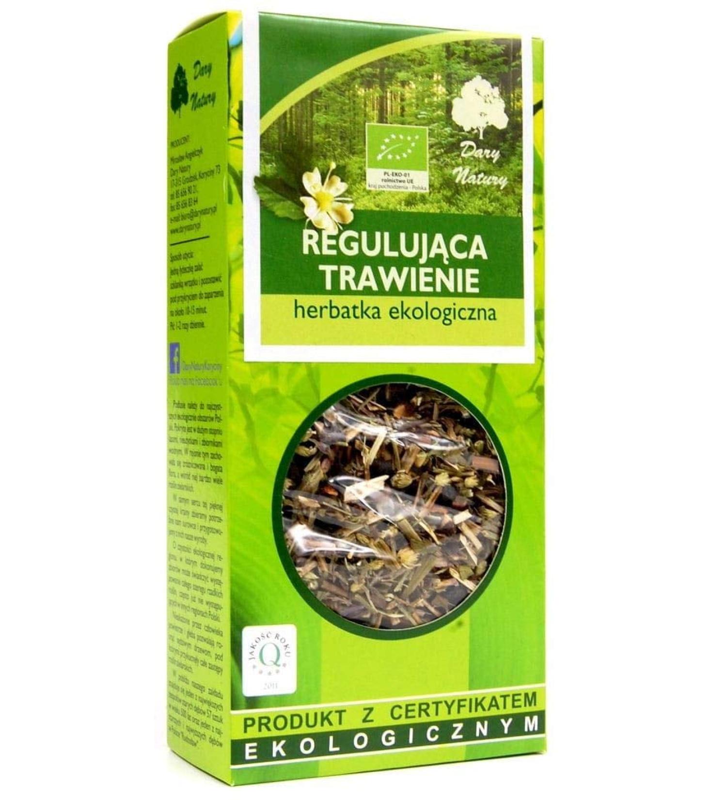 Digestionregulating tea BIO 50 g DARY NATURY