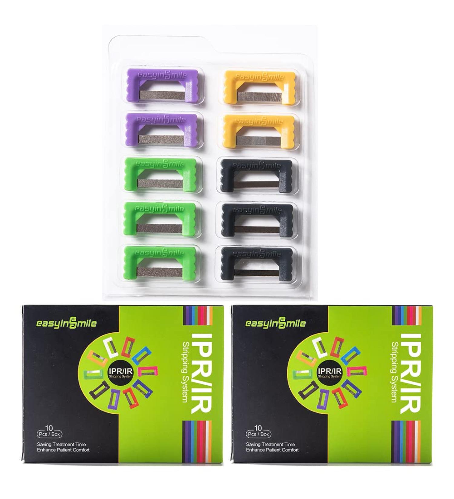 Snawop Dental Polishing Strips 2 Packs - Orthodontic IPR/IR System for Single Hand Use - Enamel Kit for Teeth Care - IPR Strip System - Buy Online on GoSupps.com