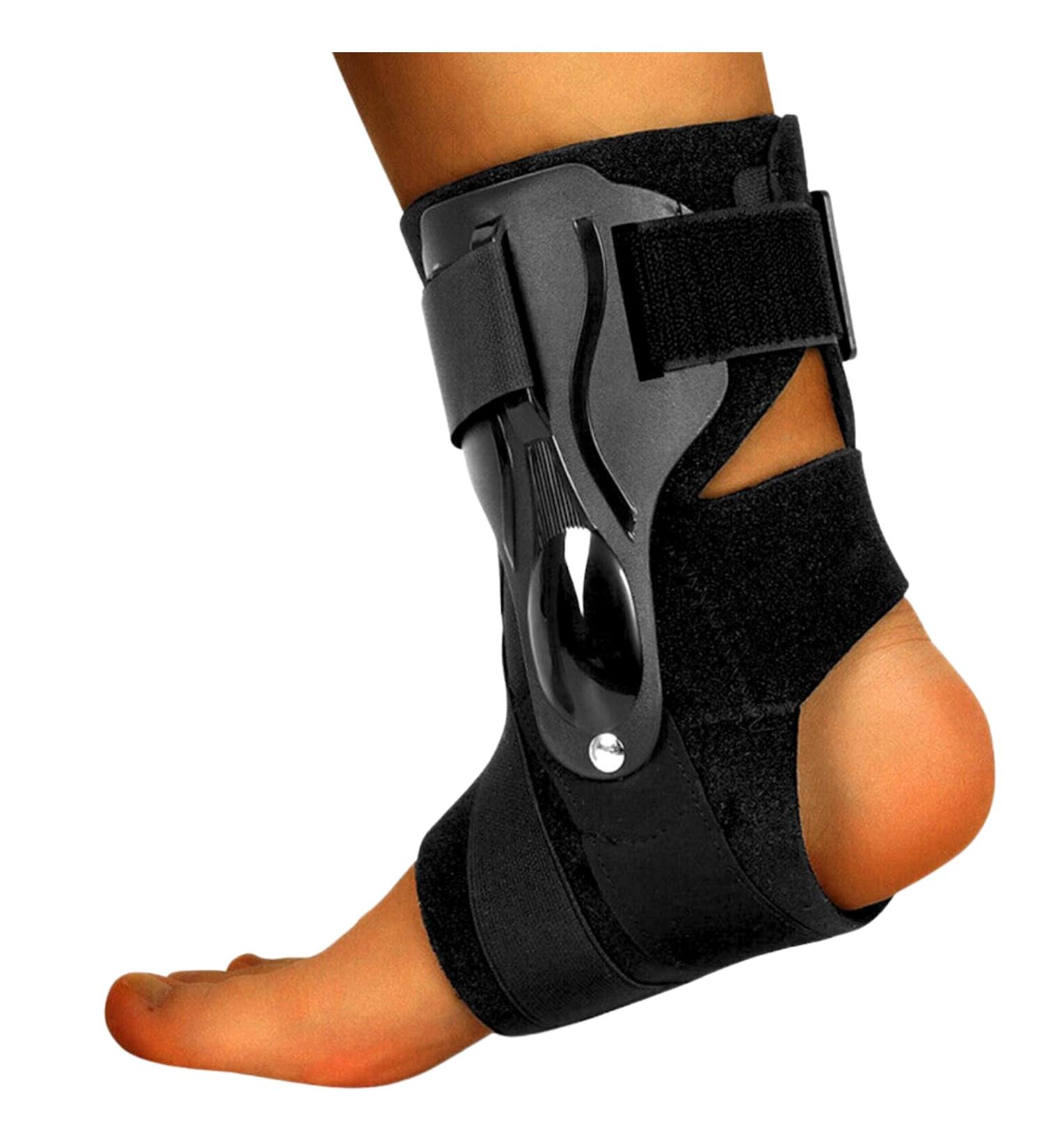 Ankle Brace Compression Support | Stabilizer Wrap Lace-Up for Pain Relief (XL) - Shop Now - Buy Online on GoSupps.com