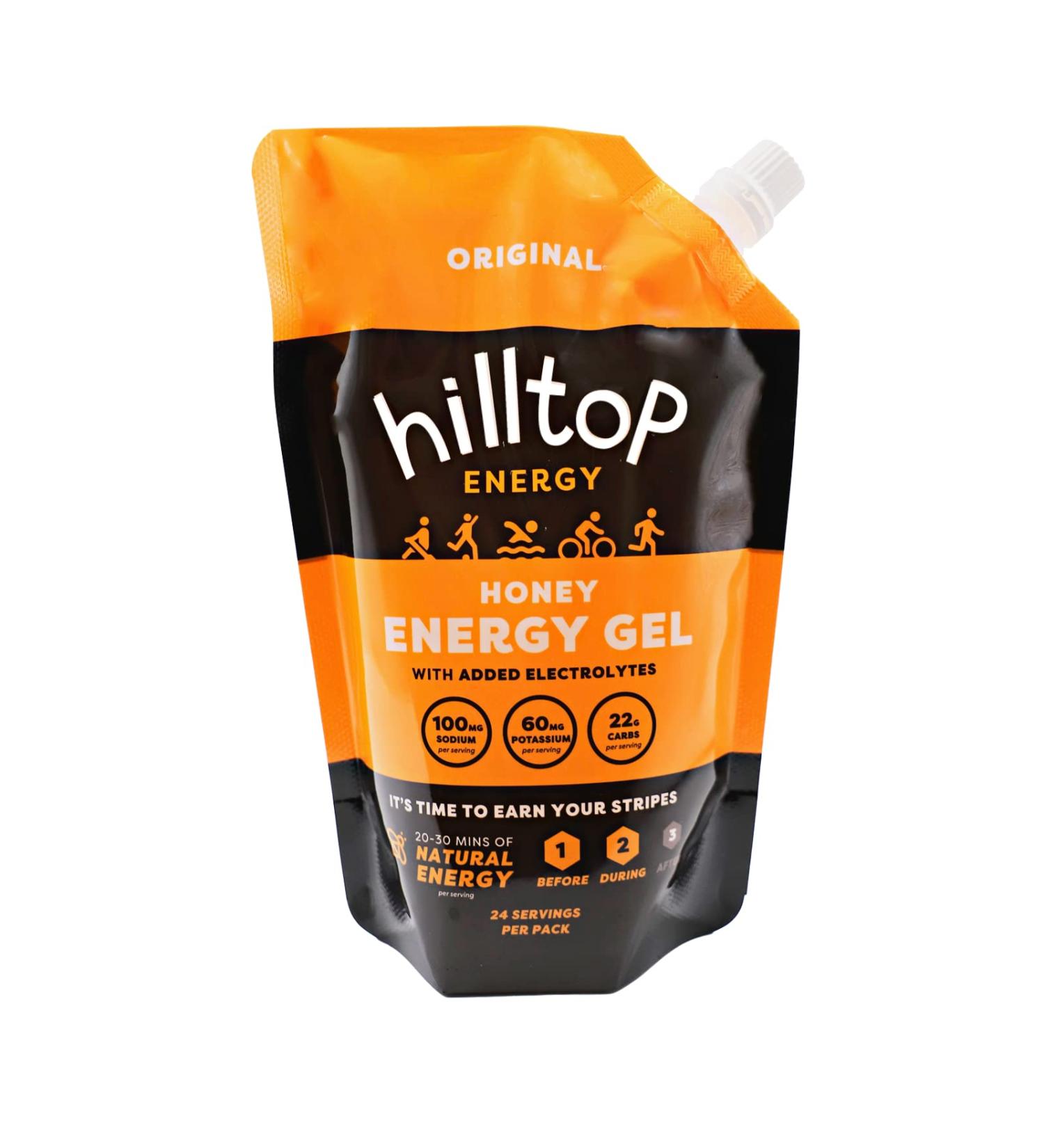 Hilltop Energy - Natural Honey Energy Gel - Original - Big Pouch 720g - Buy Online on GoSupps.com