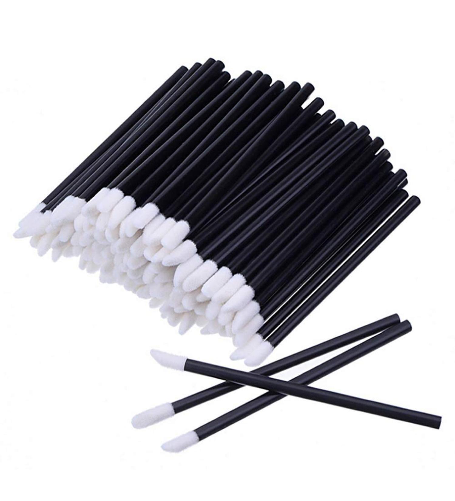 ZHIYE Black Disposable Lip Brushes - 300pcs | Makeup Beauty Tool Kits - Buy Online on GoSupps.com