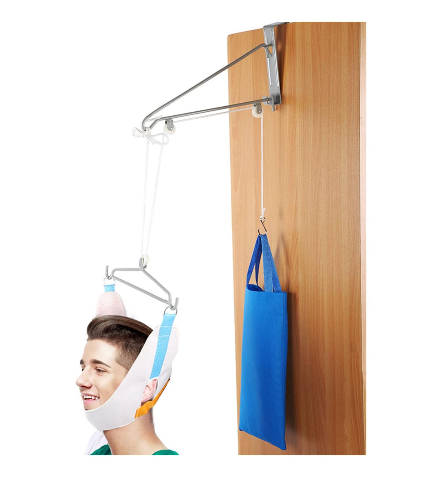 Cervical Traction Set for Neck Pain Relief | Adjustable Home Use Neck Traction Device - Buy Online on GoSupps.com
