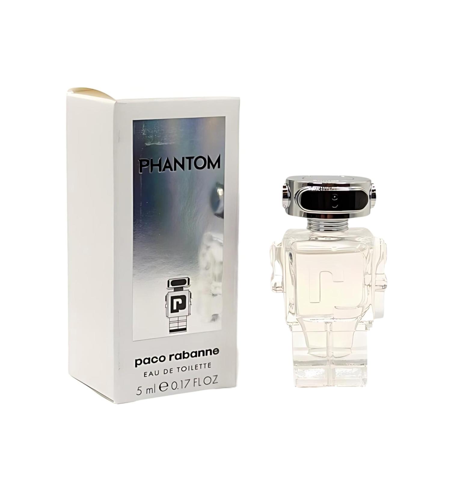 Paco Rabanne Phantom Perfume for Men Mini EDT Splash 0.17 Ounce 0.17 Fl Oz (Pack of 1) - Buy Online on GoSupps.com