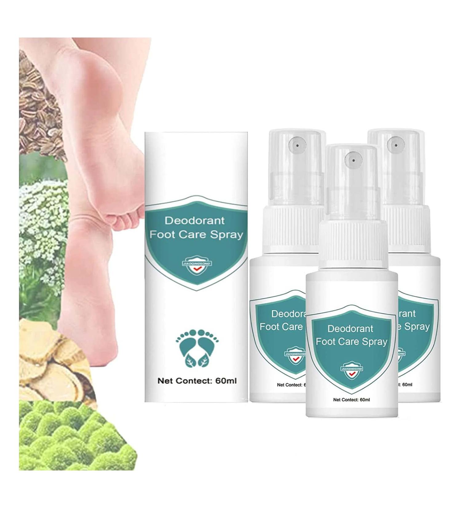 Deodorant Foot Care Spray Foot Deodorant Spray Freshener Foot Spray Odor Eliminator Spray Quickly Take Effect Keep Fresh&dry for a Long Time Used for Foot and Shoes (3) - Buy Online on GoSupps.com