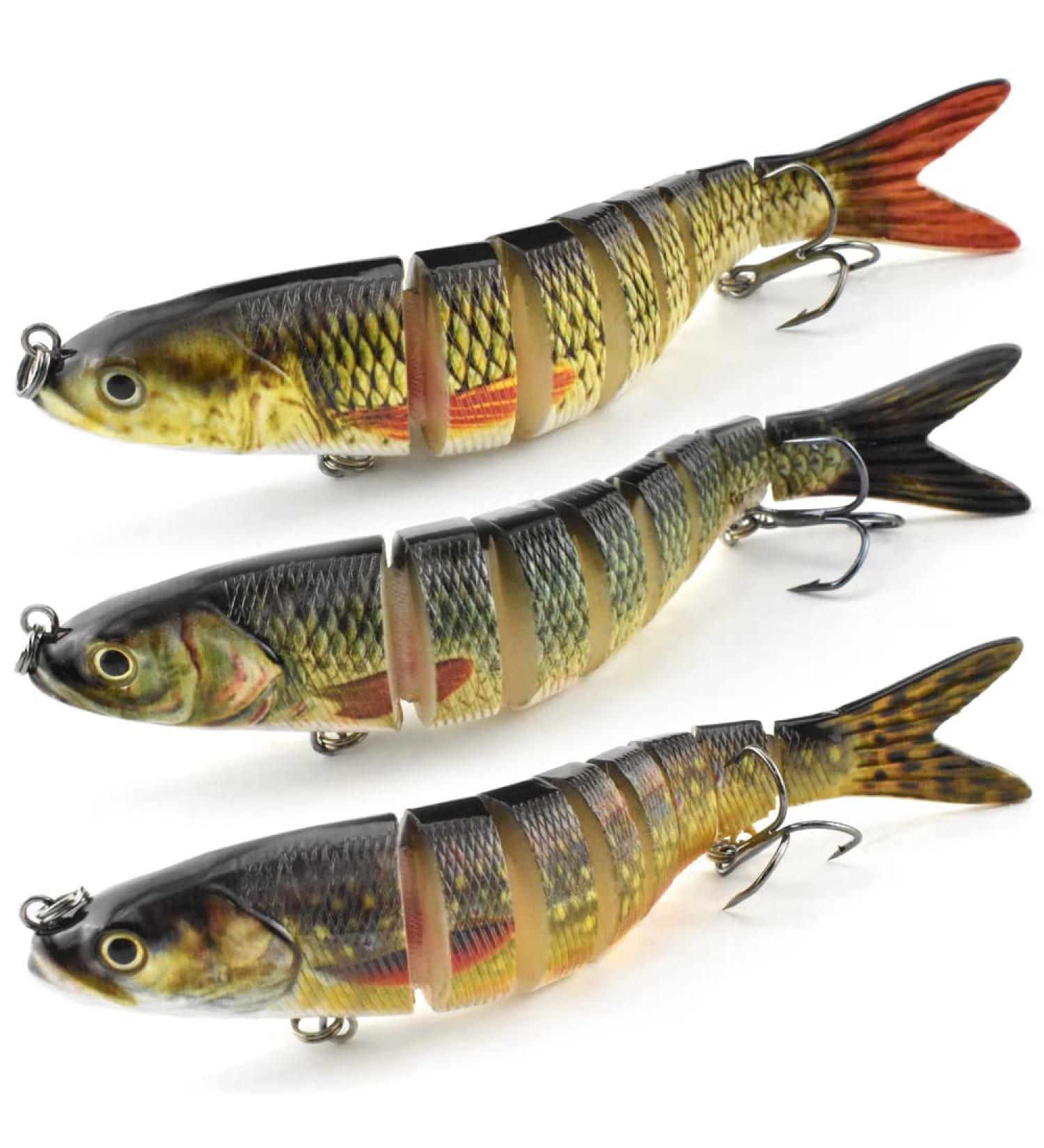 Premium Wobbler Set for Jerkbait Fishing | Trout & Pike Perch Bait with Hooks & Box (13.3cm) - International Shipping Available - Buy Online on GoSupps.com