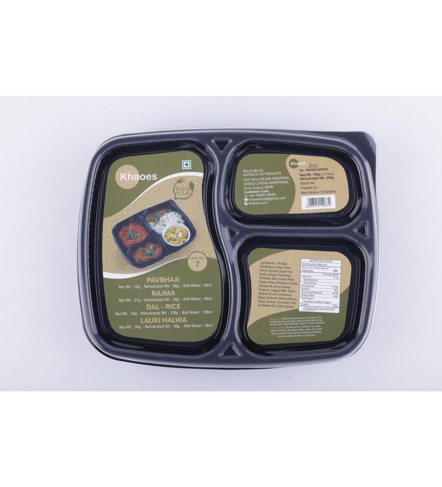 Khaoes Ready to Eat Dish 7 Instant Dish 7 with No Added Preservative and Colours (Item Weight : 105 gr Pack Of 1) - Buy Online on GoSupps.com