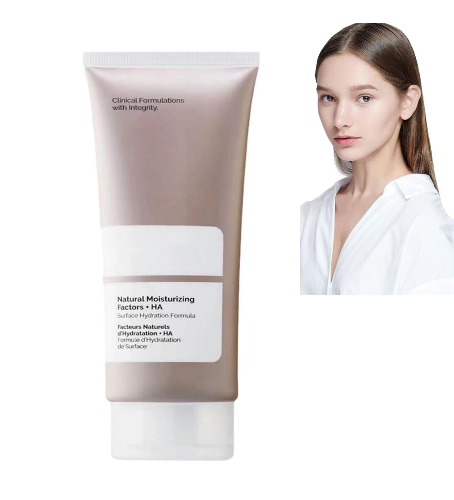 Natural Moisturizing Factors + HA 100ML Mens Facial Moisturiser Facial Moisturiser For Glowing Skin Sensitive Face Moisturiser Daily Skincare For Dry Skin Hydrating Anti Aging Face Cream - Buy Online on GoSupps.com