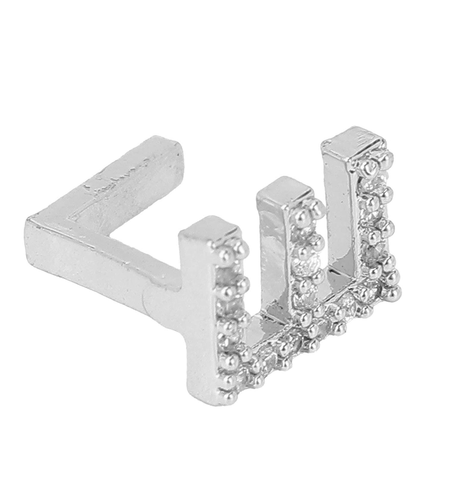 Hip Hop Tooth Brace Single Easy to Wear Durable for Parties Birthday Gift Copper Material Halloween Tooth Accessories (Silver) - Buy Online on GoSupps.com