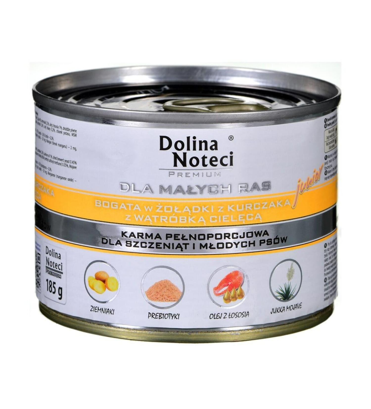 DOLINA NOTECI Premium Junior Male Rasy Chicken Stomach and Calf Liver 185 g