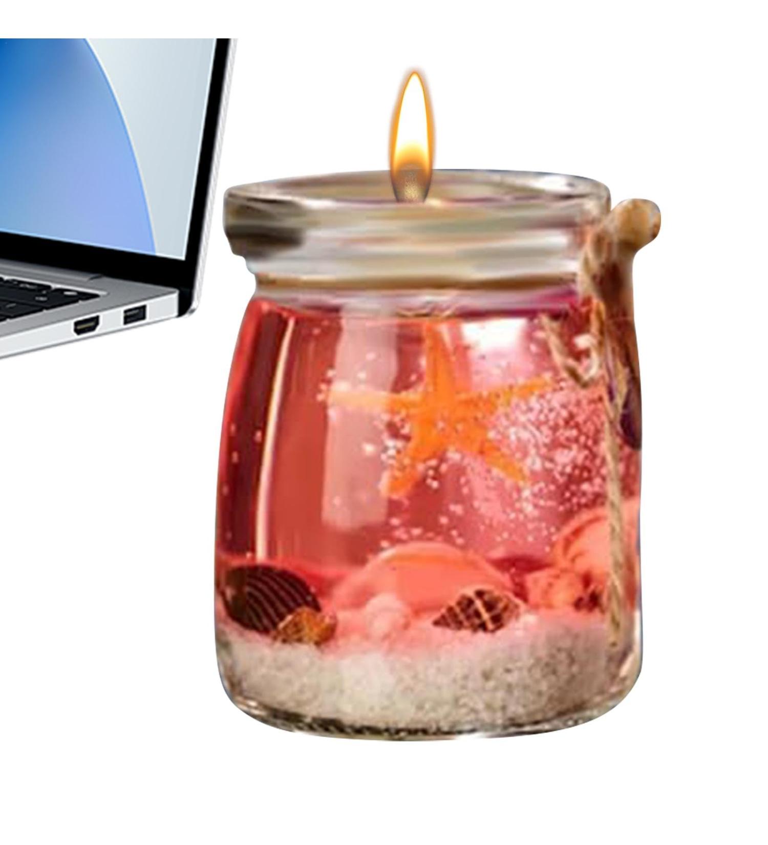 Buy Gel Scented Candles | Sea Shell & Aromatherapy Jar Candles for Relaxing Ambiance - Buy Online on GoSupps.com