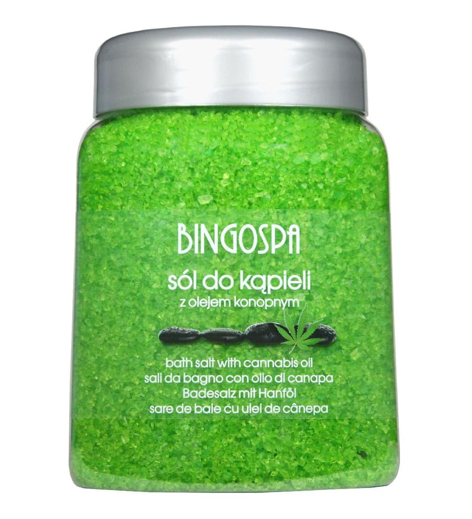 Bathing salt with hemp oil 850g bingospa