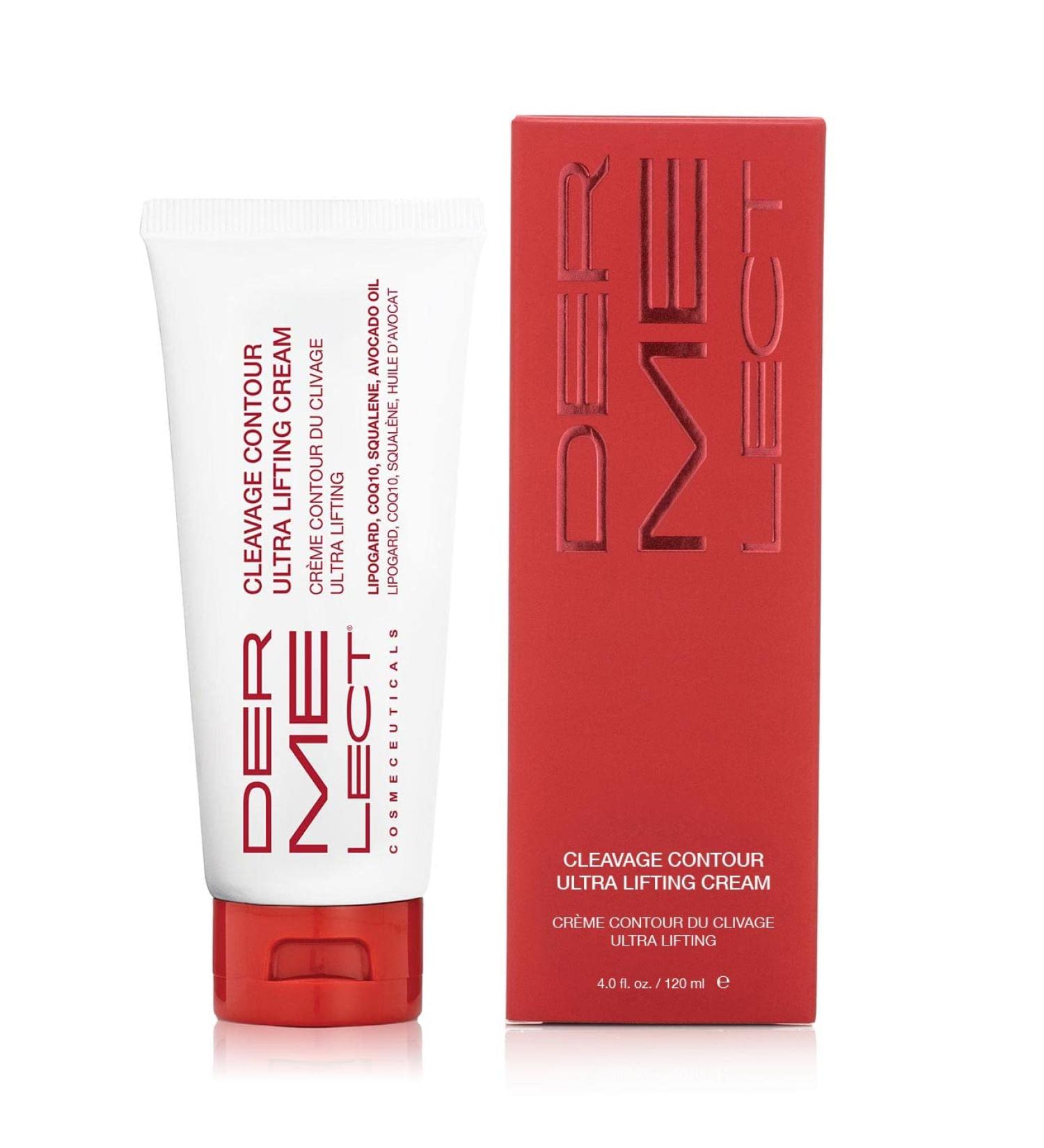 Dermelect Cleavage Contour Ultra Lifting Cream - Anti-Aging D collet Cream with Squalene Jojoba & CoQ10 | Hydrate & Smooth Wrinkles - 4 oz - Buy Online on GoSupps.com