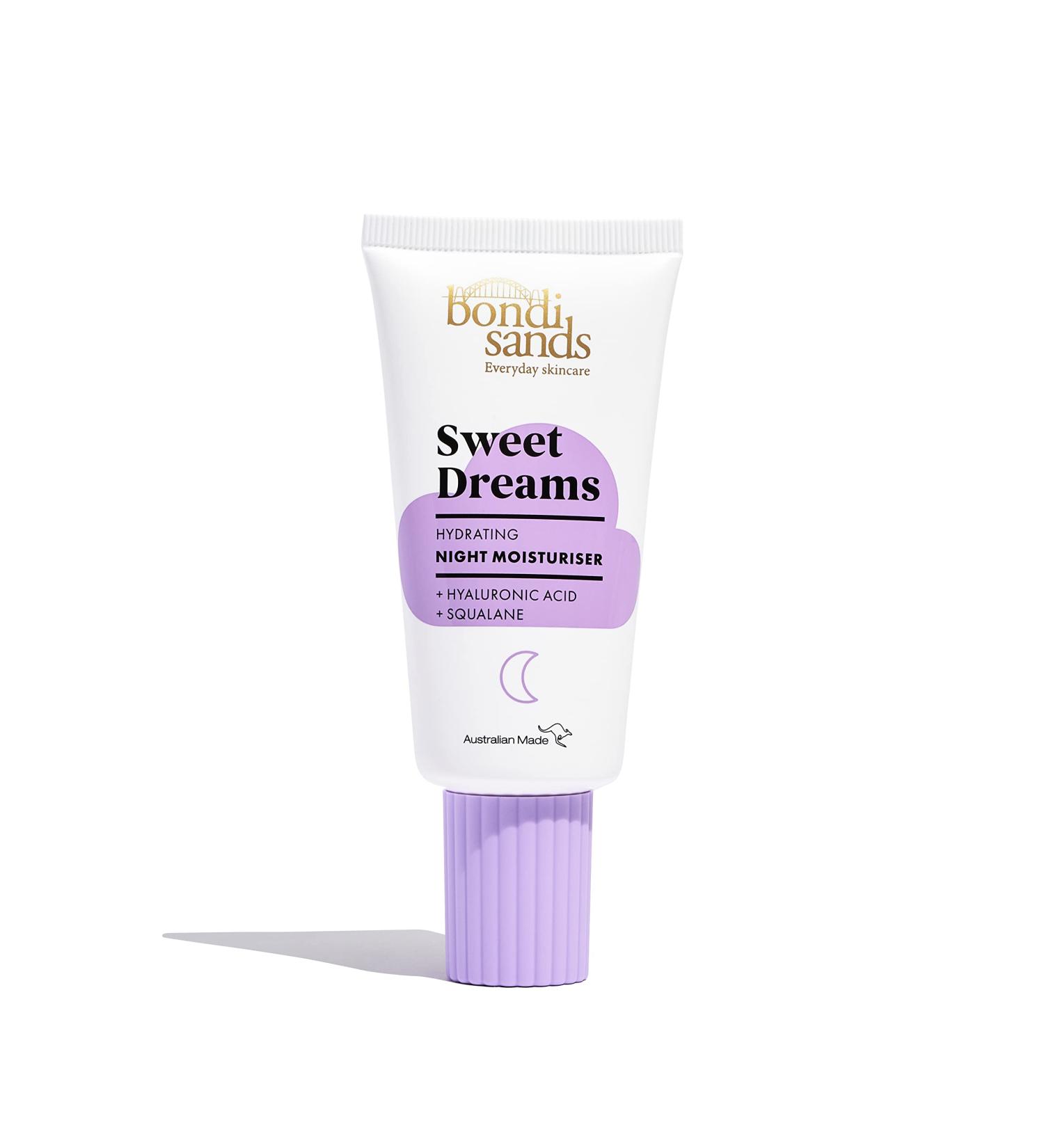 Bondi Sands Sweet Dreams Night Moisturiser 50mL| Enriched with Hyaluronic Acid | Suitable for sensitive skin | Vegan + Cruelty Free| 50ml/1.69 FL Oz Night Cream - Buy Online on GoSupps.com