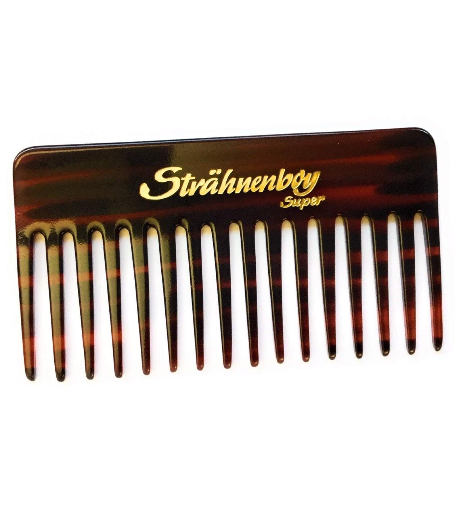 Str hnenboy Super Curl Comb - Handmade 13cm Afro Comb with 16 Coarse Teeth for Perfect Curls | International Shipping Available - Buy Online on GoSupps.com