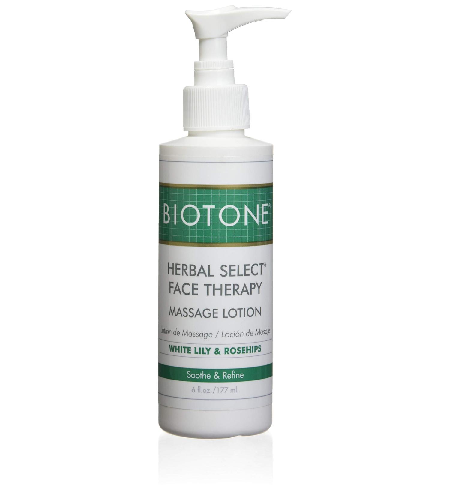 Biotone Herbal Select Face Therapy Lotion | 6 oz | Premium Massage Products for Skincare | International Shipping Available - Buy Online on GoSupps.com