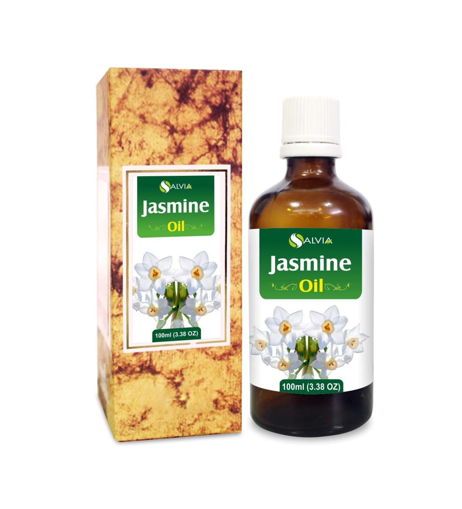 Jasmine (Jasminum Officinale) 100% Natural Pure Carrier Oil 100ml - Undiluted & Uncut - Buy Online on GoSupps.com