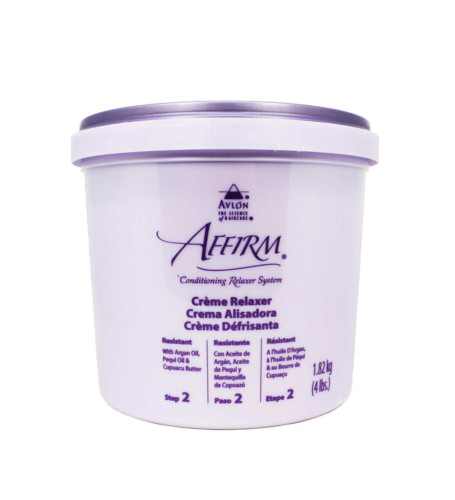 Avlon Affirm Creme Relaxer - 4 lb - Control : Resistant (Time Release Sodium Hydroxide)