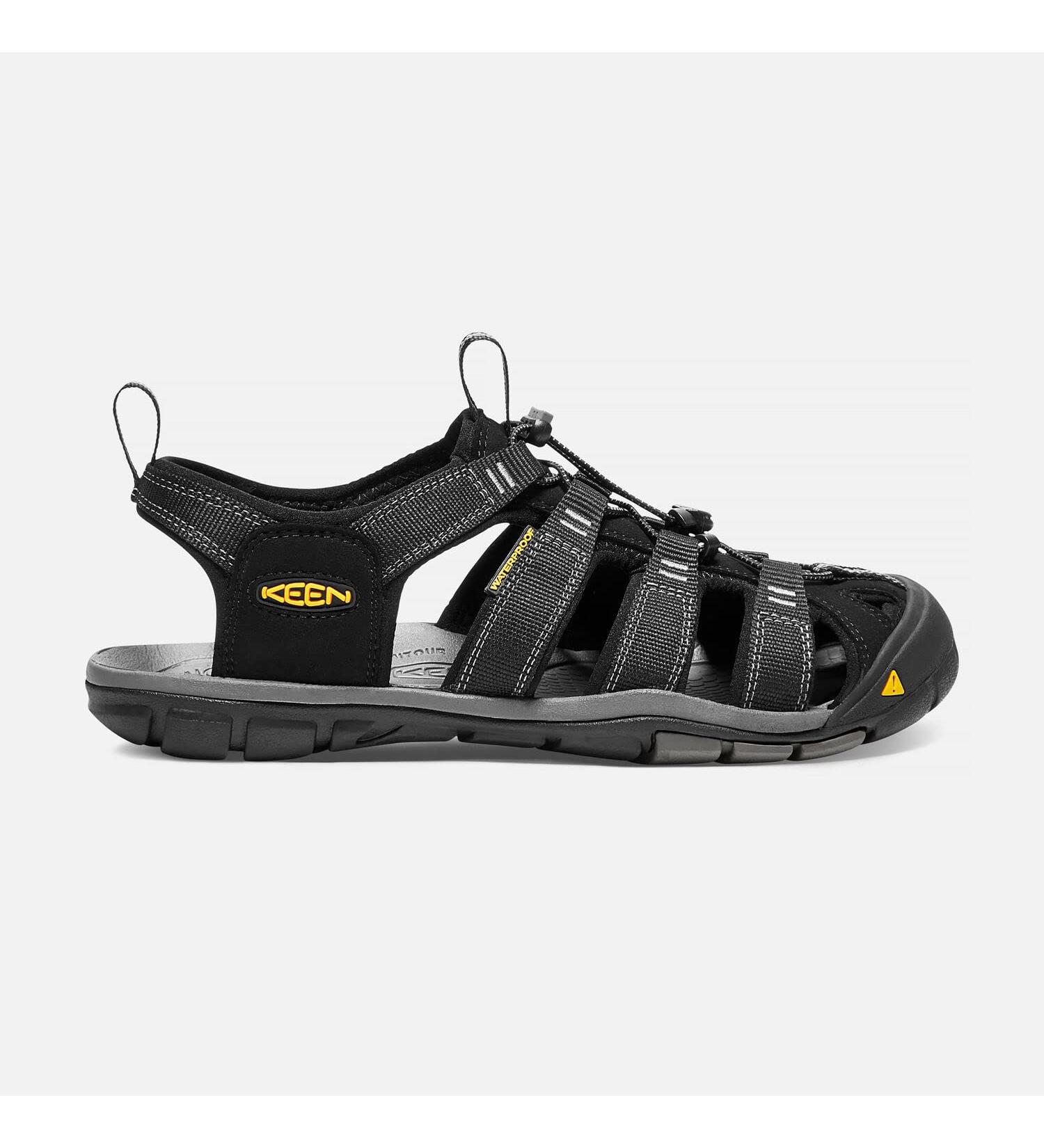 KEEN Men's Clearwater CNX Sandals 11 - Black/Gargoyle - Buy Online on GoSupps.com