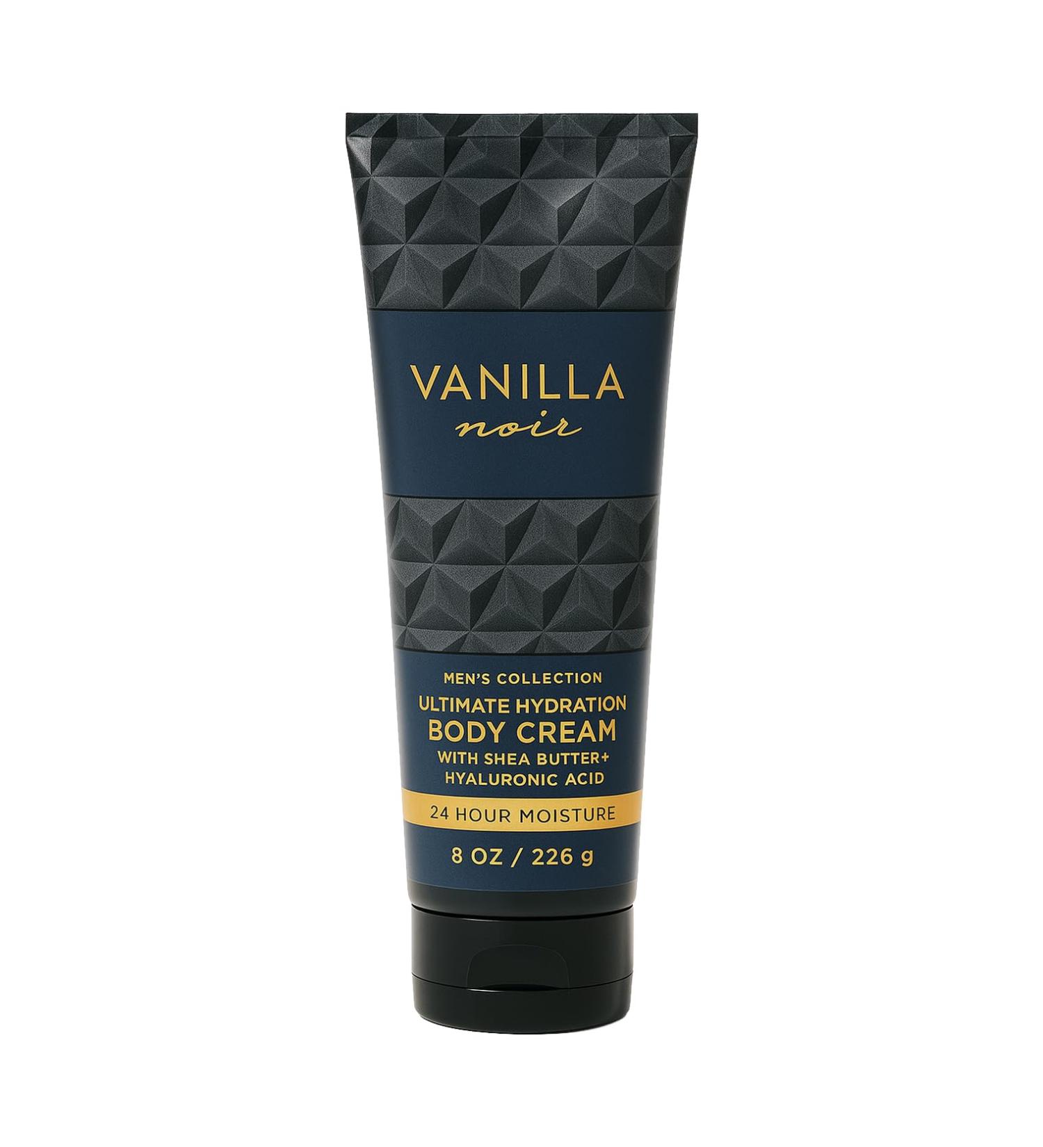 Bath and Body Vanilla Noir Men's Ultimate Hydration Body Cream | 8 Oz