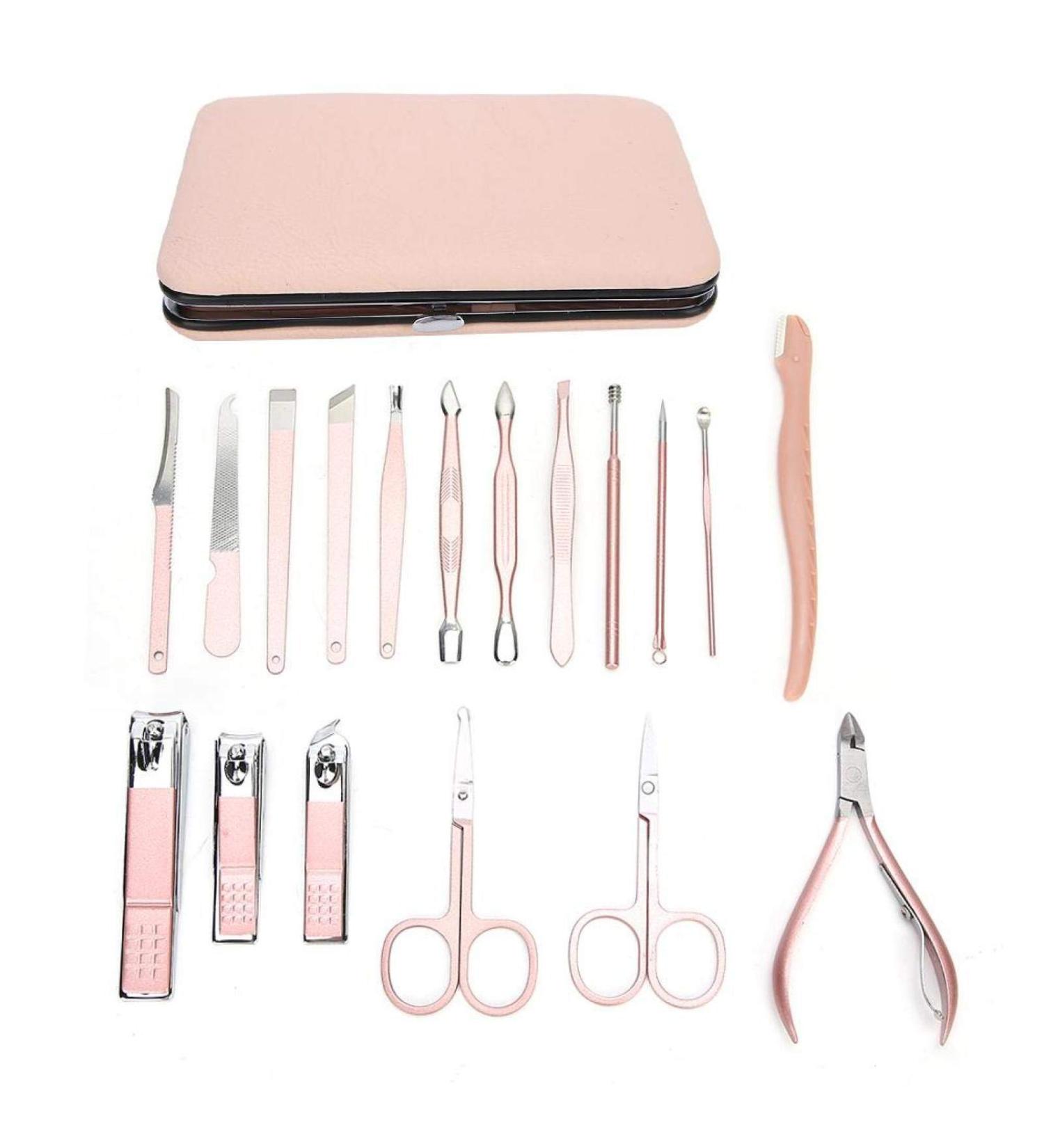 Grooming Kit Useful Ear Pick Nail Clipper Manicure Tool Home Eyebrow for Salon for Nail Art - Buy Online on GoSupps.com