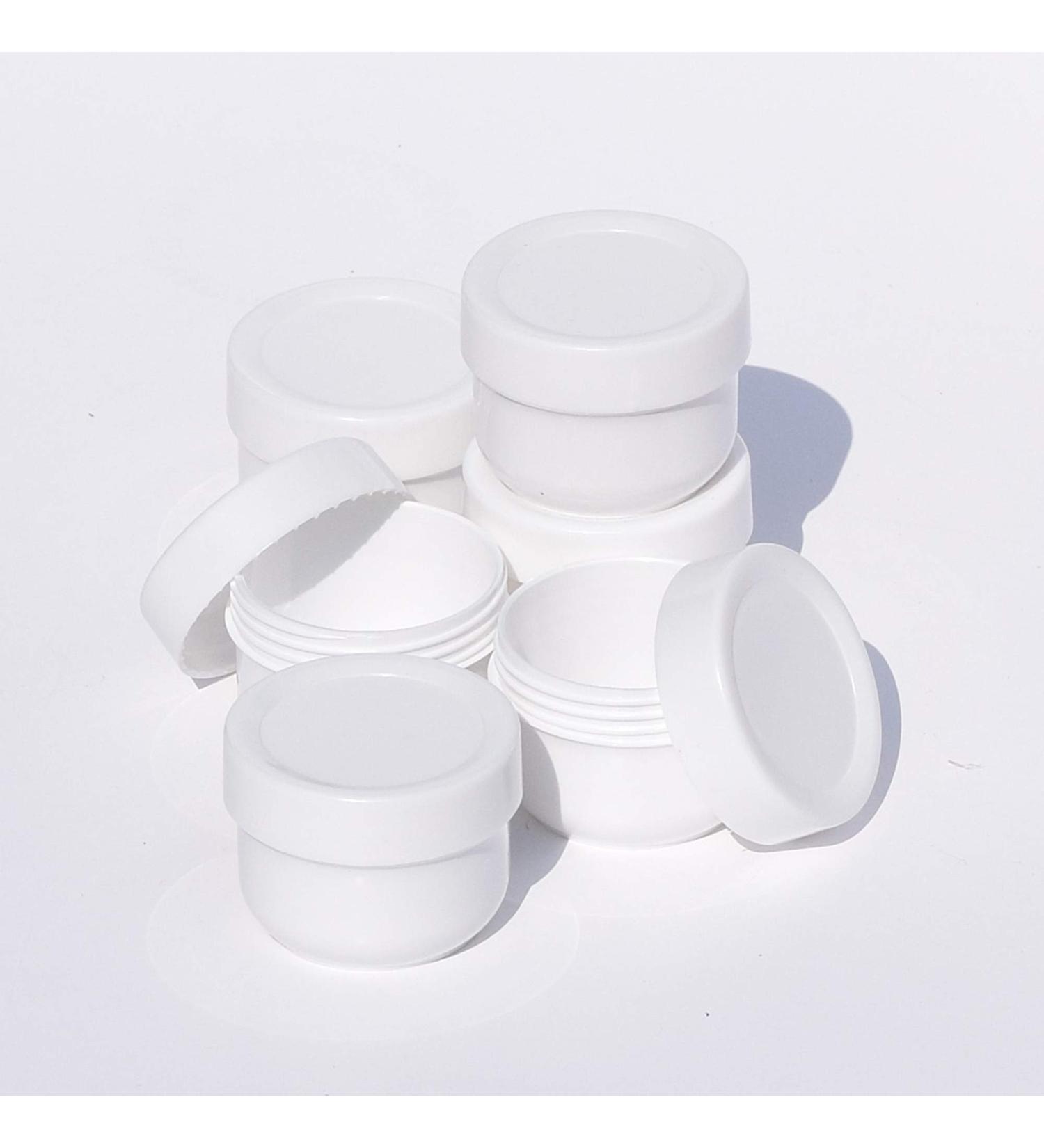 Sample pots 100 Pieces cosmetic pots Empty cosmetic containers with Lid for Creams Sample Make-up Storage (30ml) - Buy Online on GoSupps.com