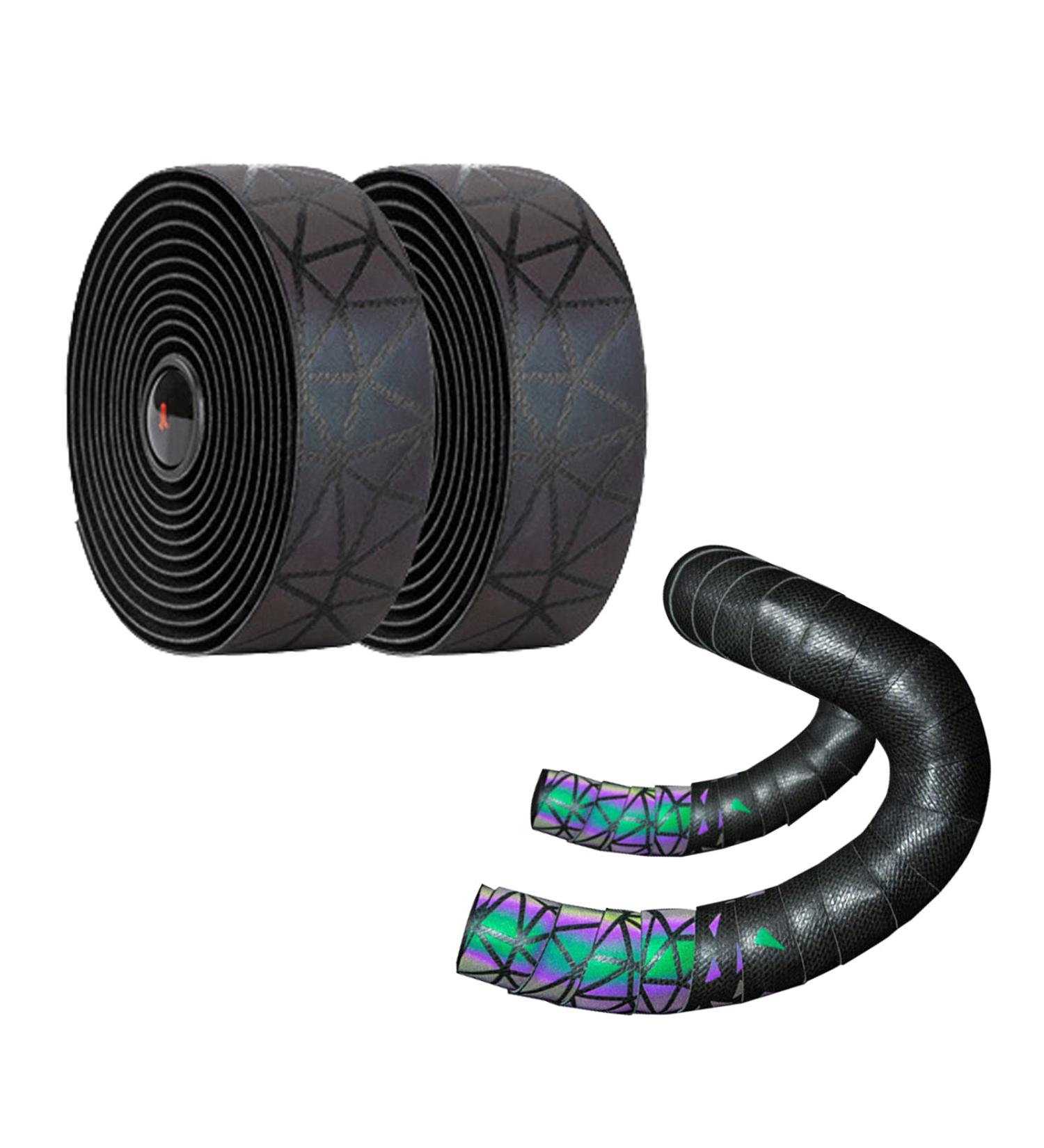 Reflective Gradient EVA+PU Road Bike Handlebar Tape - Racing & Fixed Gear - Buy Online on GoSupps.com